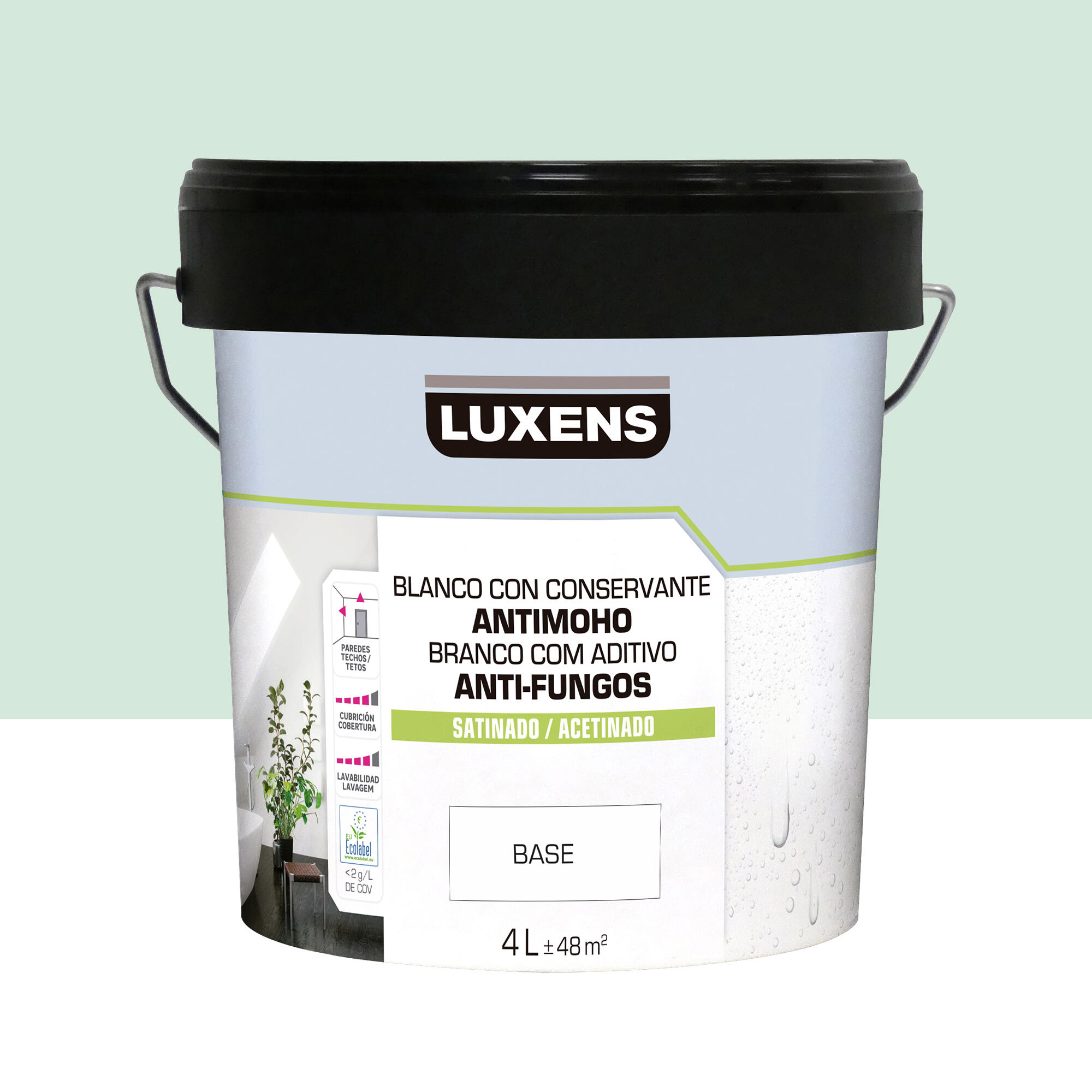 Pintura de interior luxens satinado 1010-g 4l