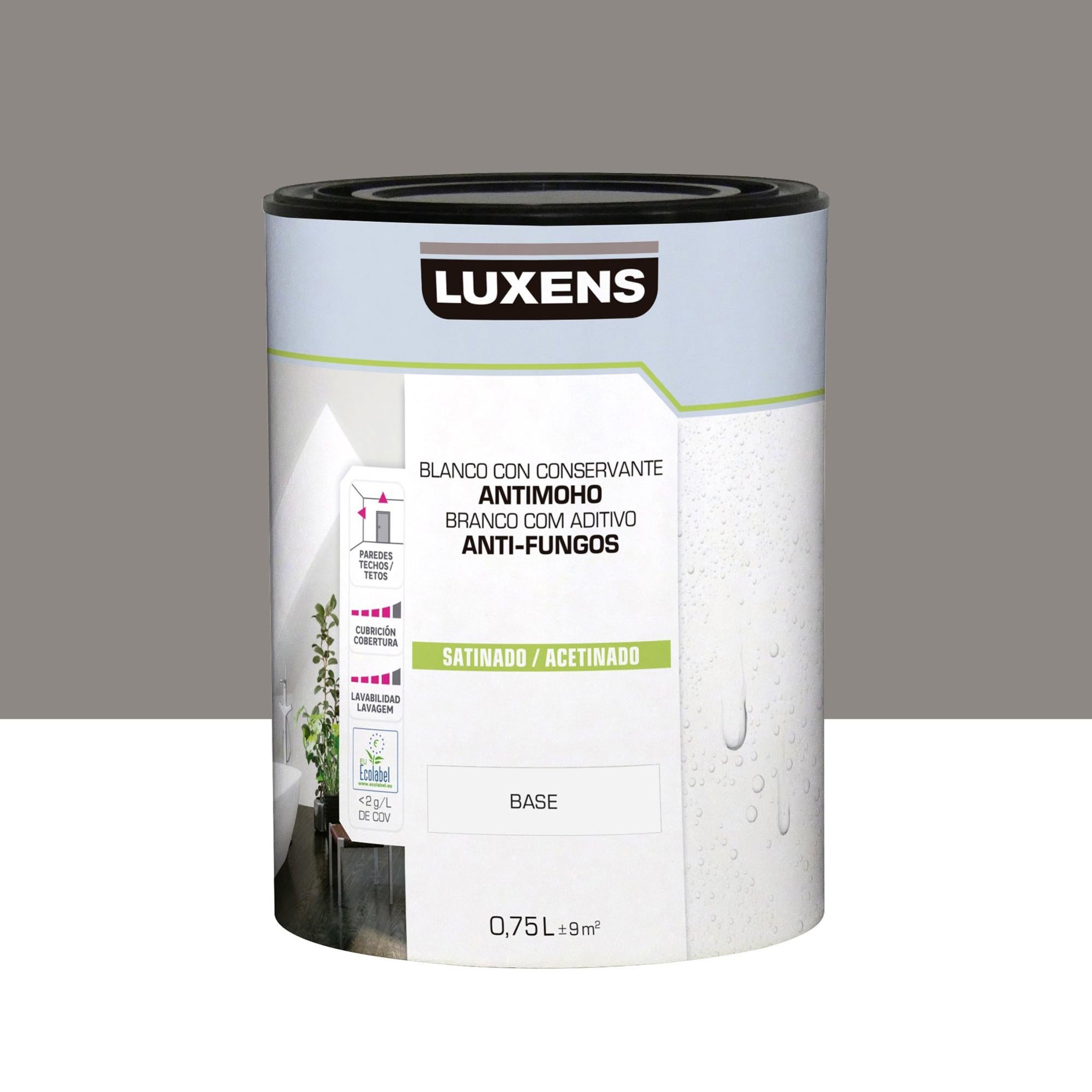 Pintura De Interior Luxens Satinado 0500 n 750ml Elmandela