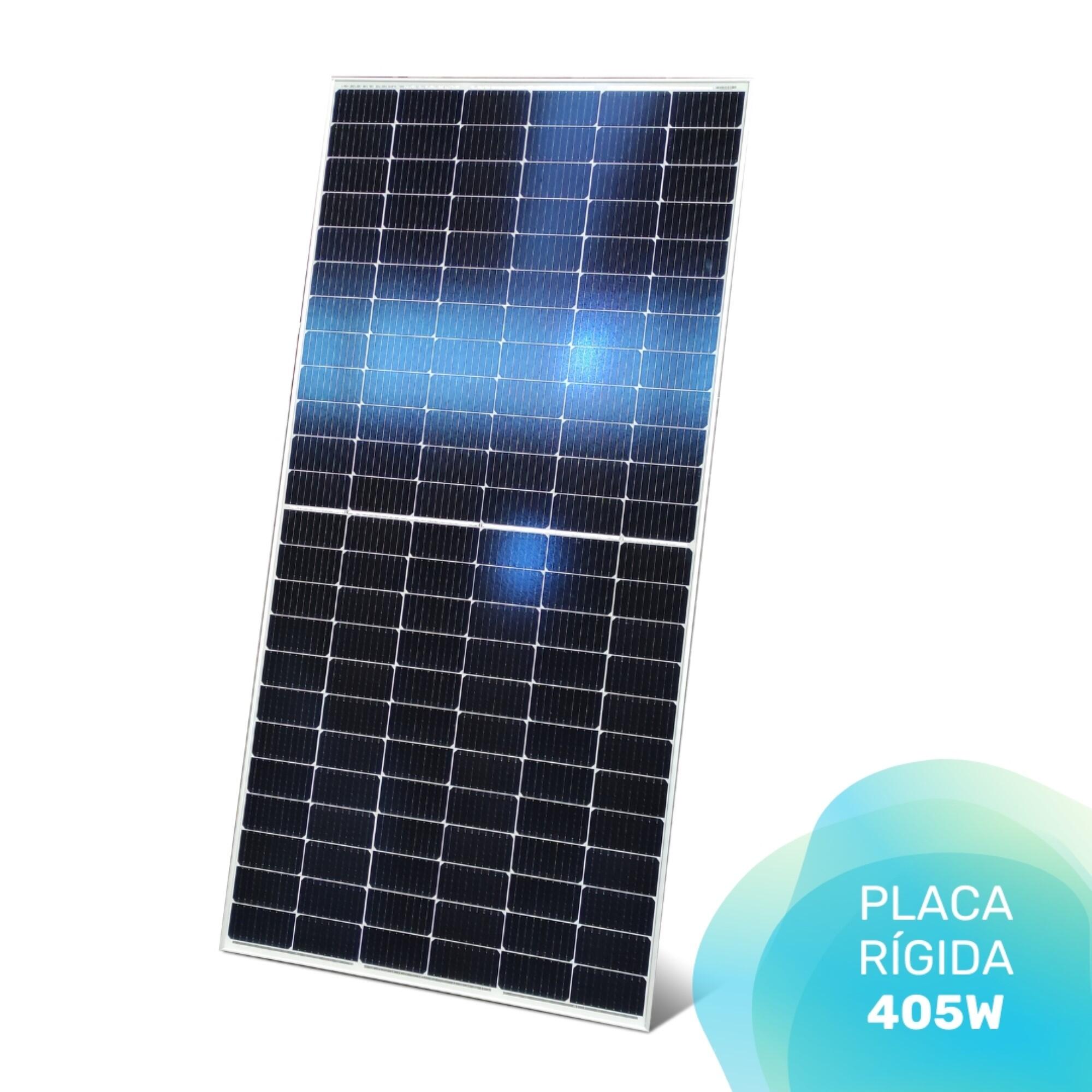 Panel solar rígido monocristalino autoinstalable black frame 405w