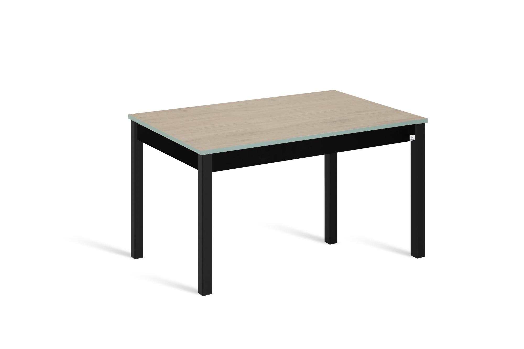 Mesa de cocina fija syl 120x80 cm color roble/verde
