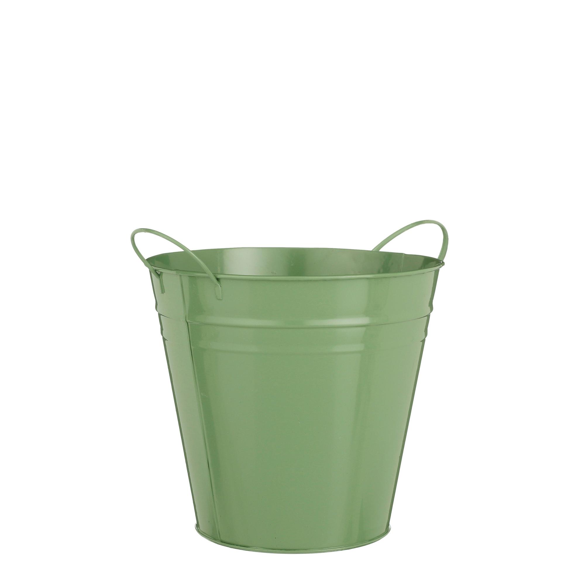 Maceta metal joey 21x22cm verde