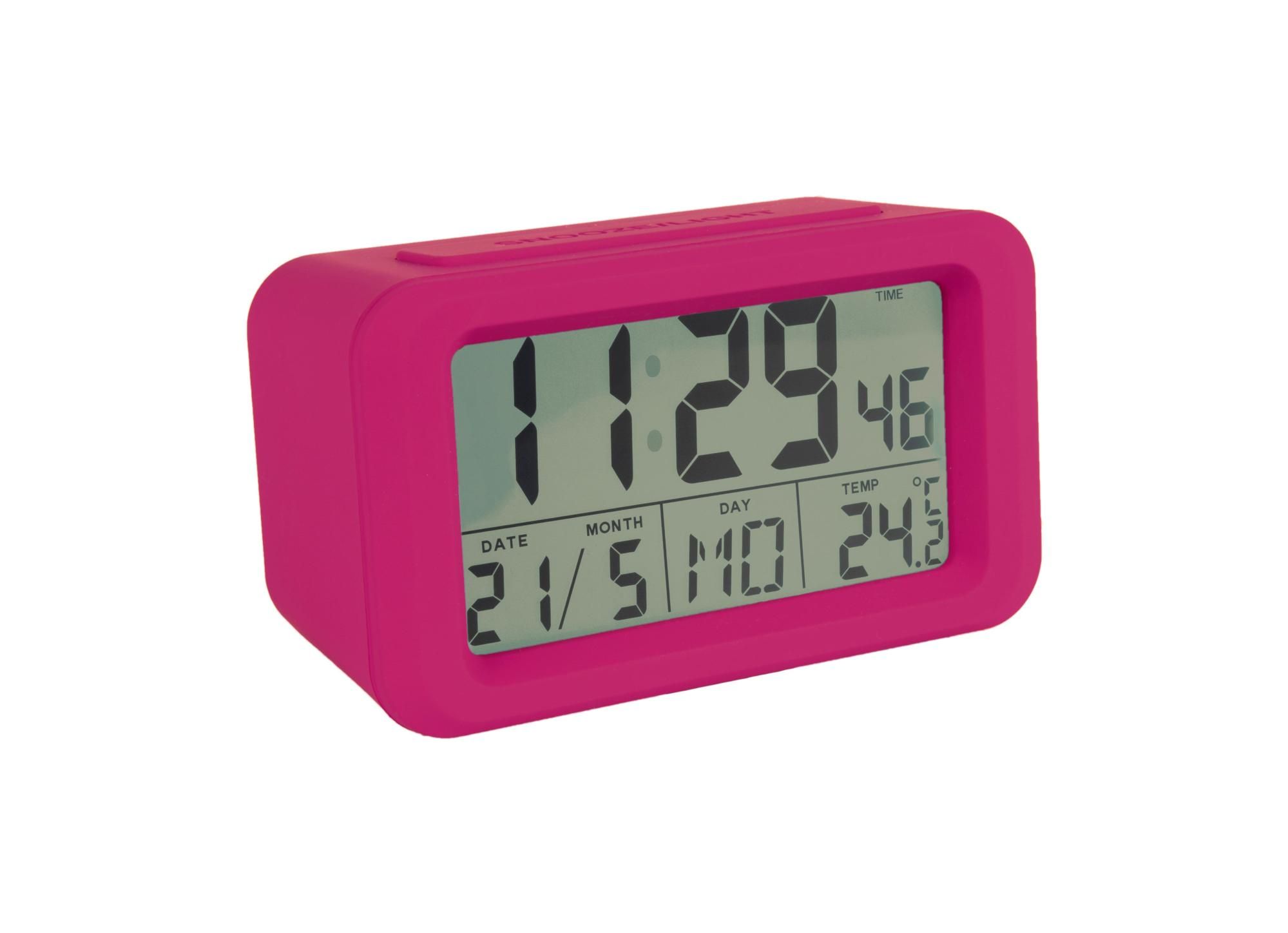 Reloj despertador LED rosa Leroy Merlin