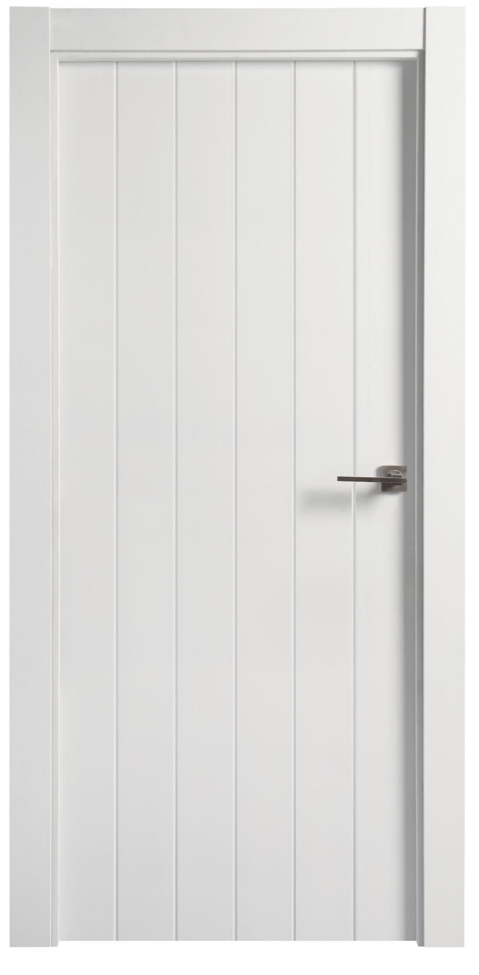 Puerta de interior chicago blanco izquierda de 9x82.5cm de la marca Sin marca