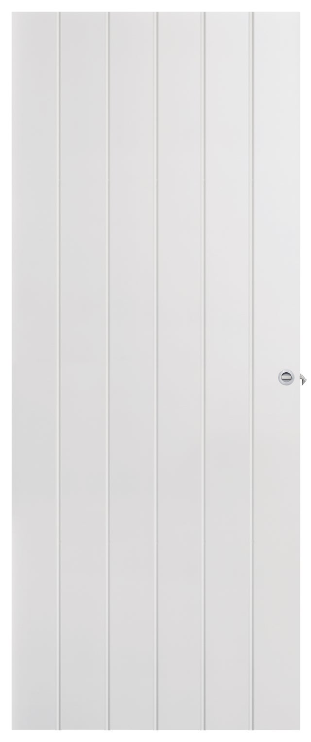 Puerta corredera Sofia Blanca Line Plus blanco de 82.5x203cm