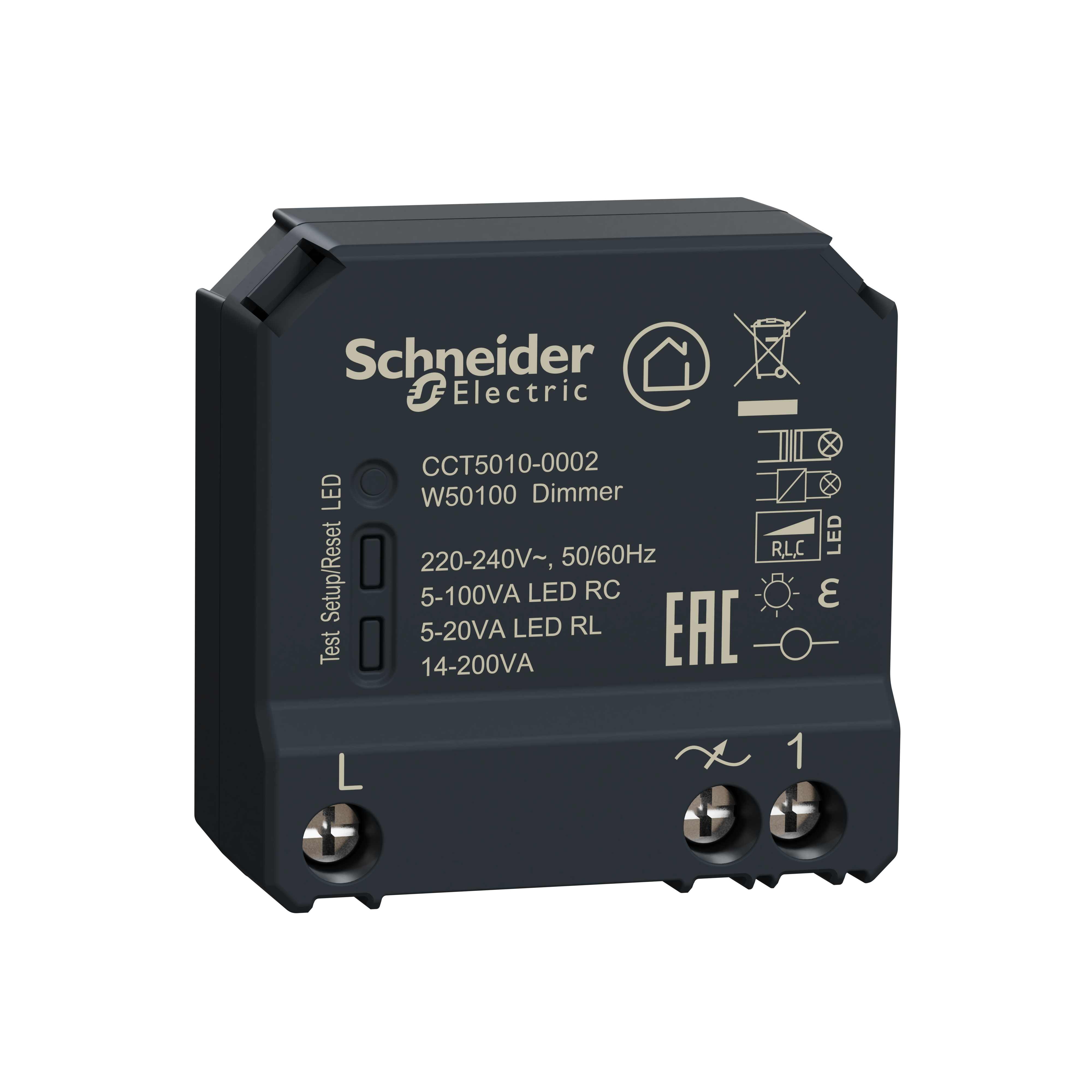 Micromódulo regulador de luz schneider new unica wiser