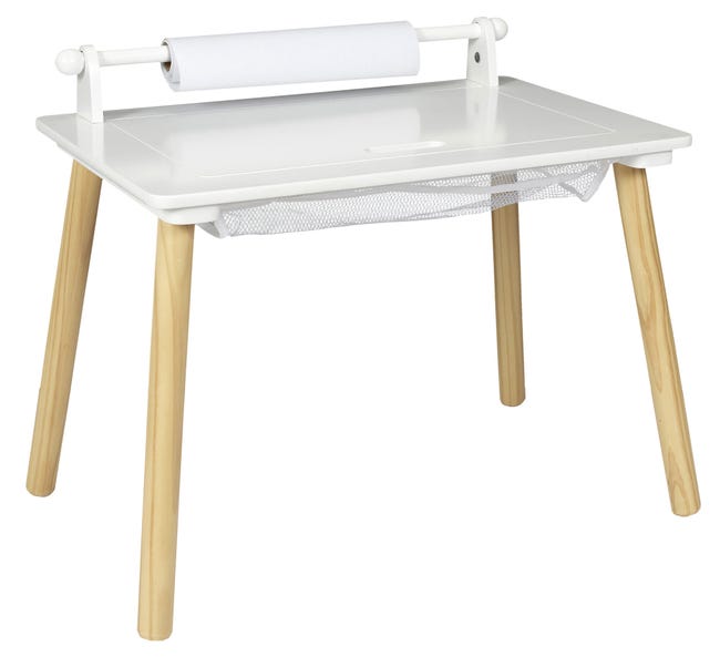 escritorio infantil blanco con y 60x40x44 cm | Leroy Merlin