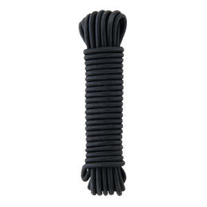 Cuerda Elastica con 30 Bolas,Tensor Elastico Bola 10m x 4 mm Negro
