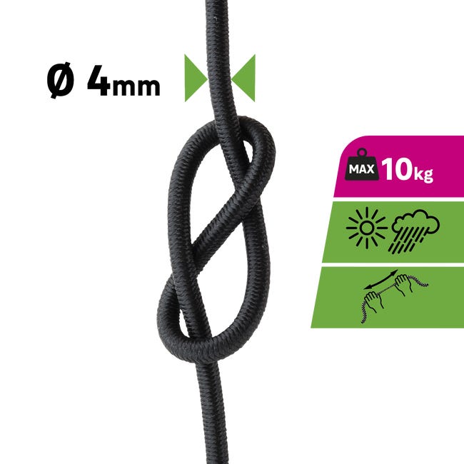 Sujeta cables para vientos de hasta 4 mm