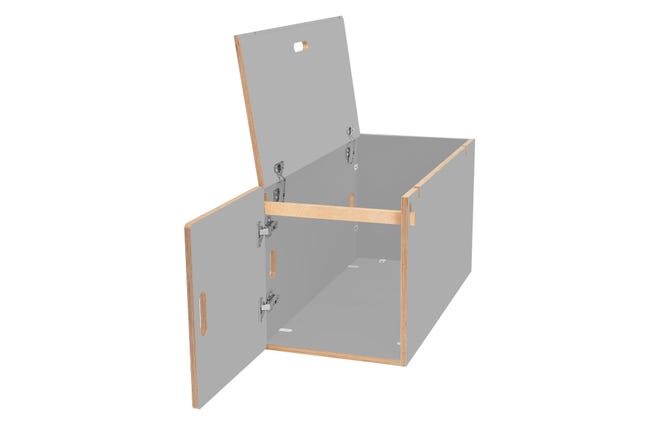 Los kit para convertir tu furgoneta en camper arrasan. Y ya los vende Leroy Merlin 9 Motor16 Kit camper furgoneta baul izda talla M Pirineos