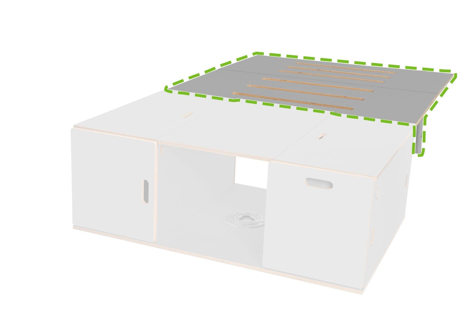 Kit camper furgoneta para cama leroy merlin