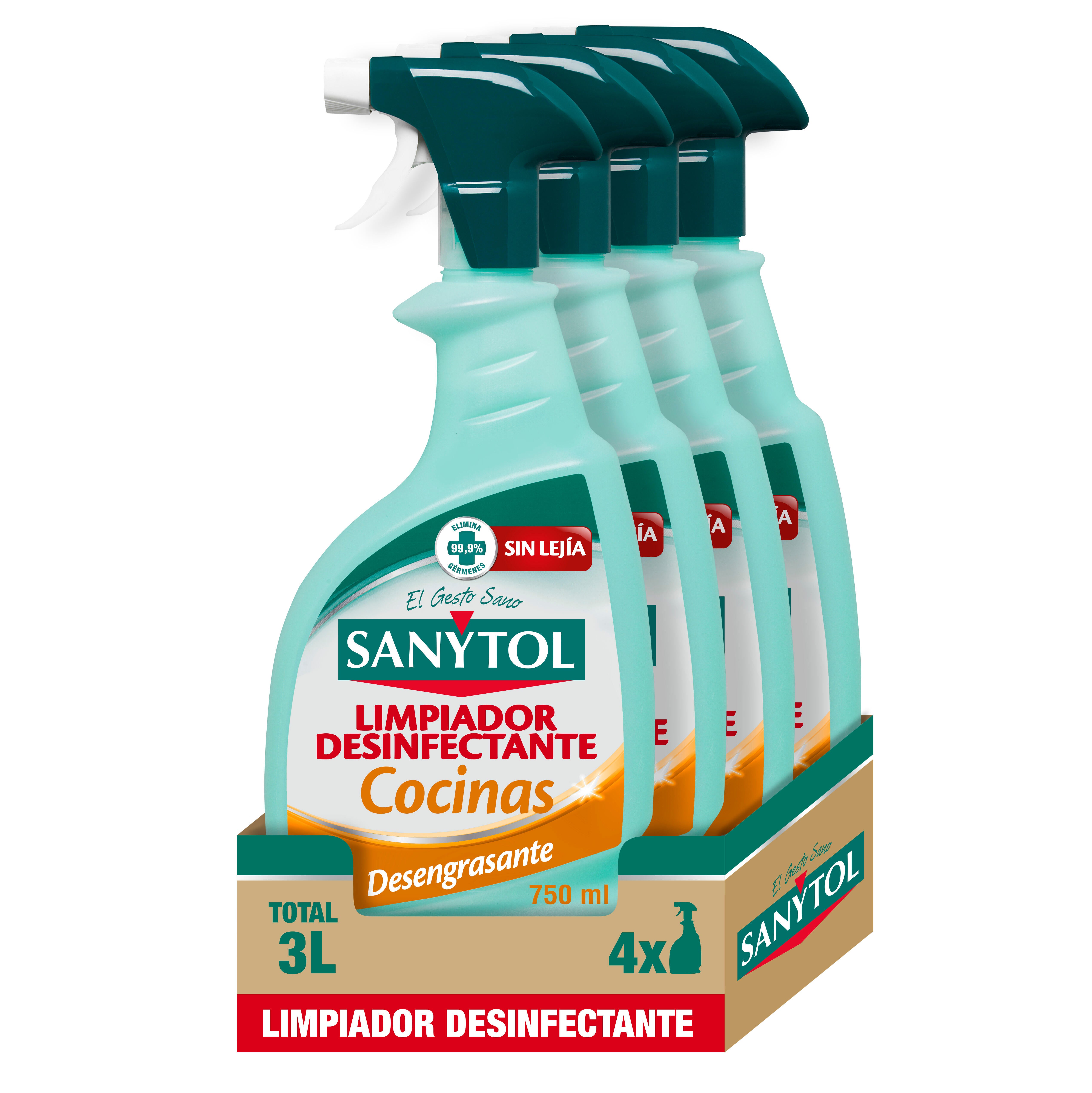 Limpiador Sanytol Cocinas 750ml 170021 con Ofertas en Carrefour