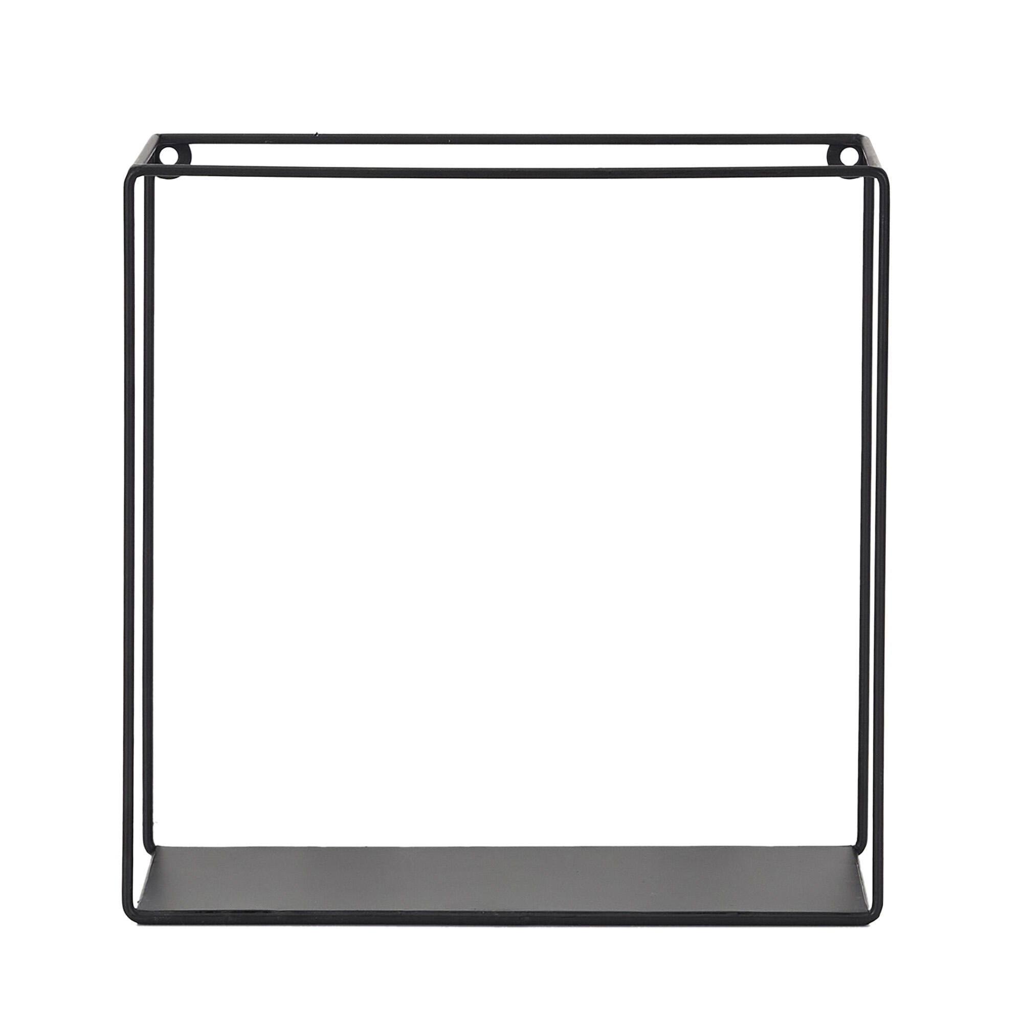 Estantería de metal color negro 3 estantes de 58x58x16 cm  (anchoxaltoxfondo)