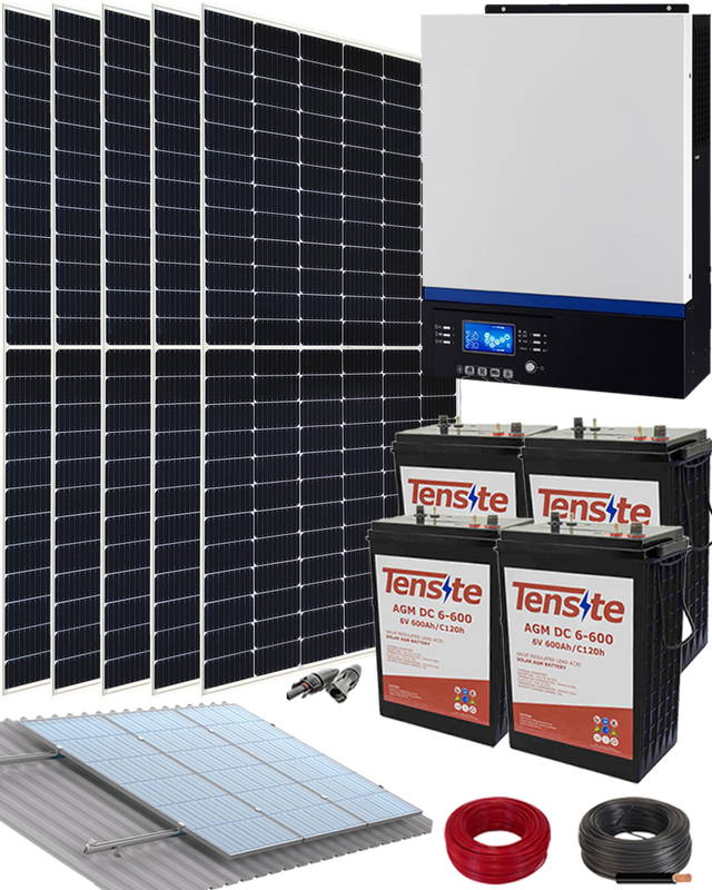 Kits energ a solar aislada Leroy Merlin