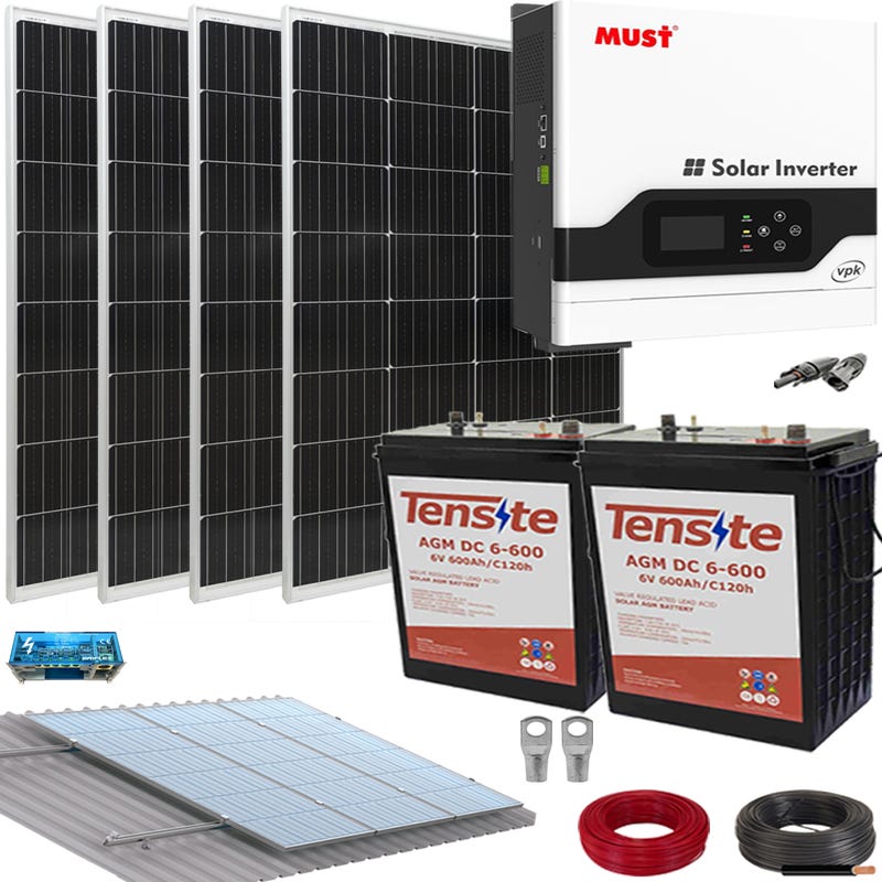 Kits solar con baterías estacionarias, Ofertas kit solar