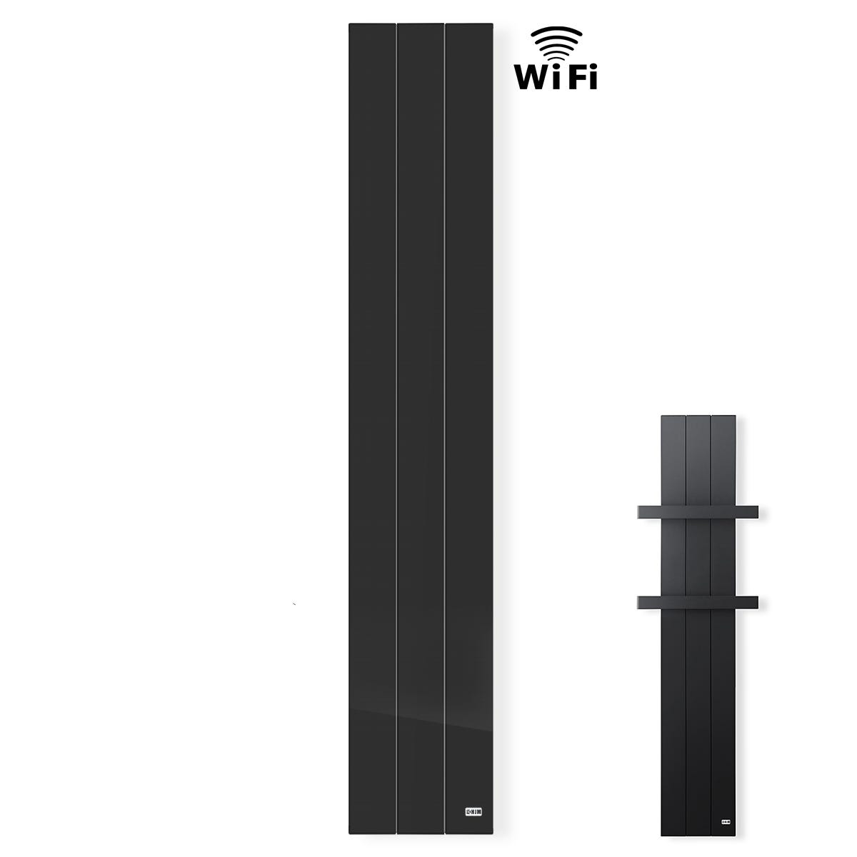 HJM Emisor térmico cerámico Optima con WiFi (1.000 W, Blanco, L x An x Al:  14,2 x 63,5 x 58,9 cm)