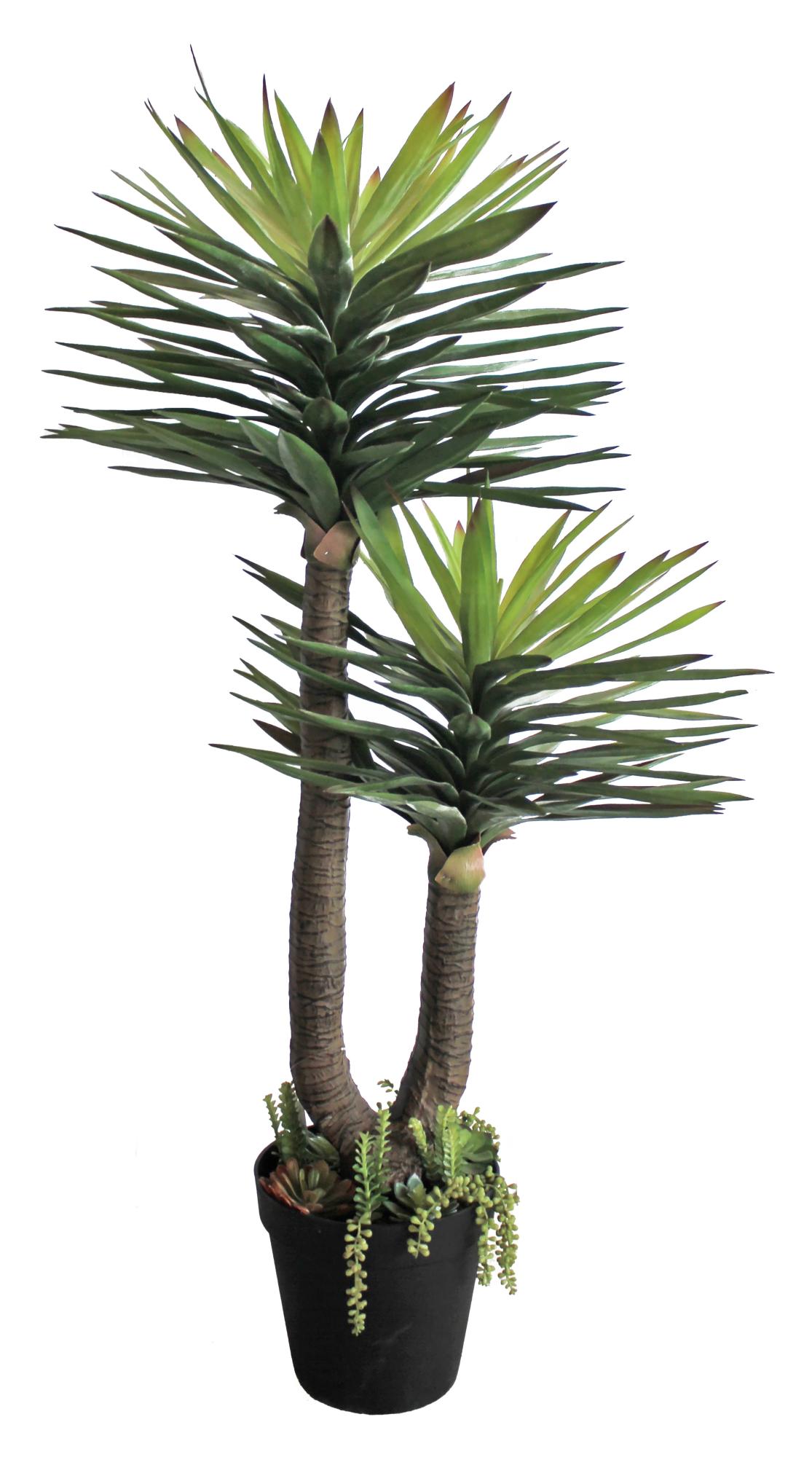 Planta artificial en maceta yuca de 160 cm de altura de la marca SINDER