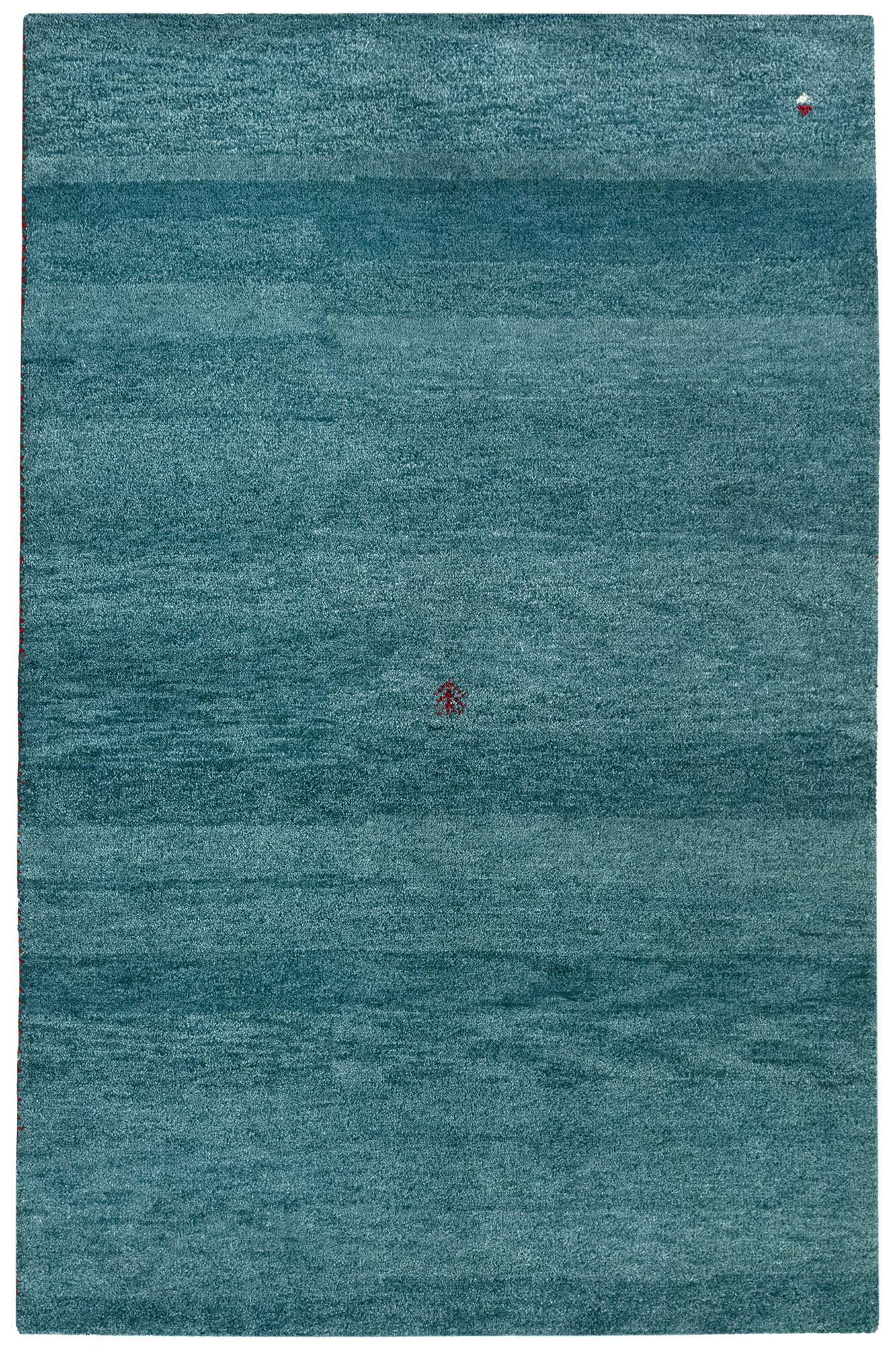 Alfombra de lana gabbeh 200x140 cm verde