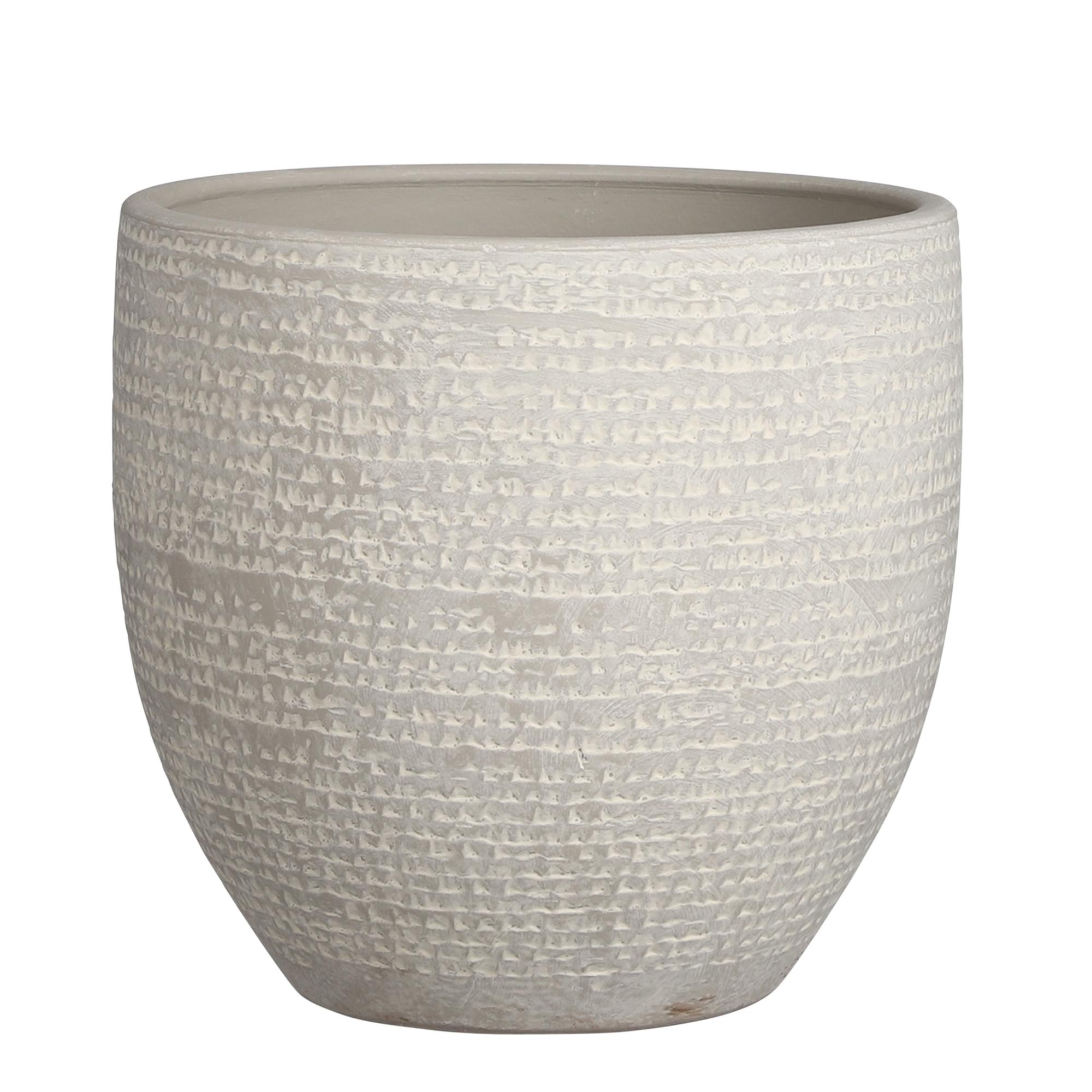 Maceta red carrie de terracota gris 22cm de la marca MICA DECORATIONS