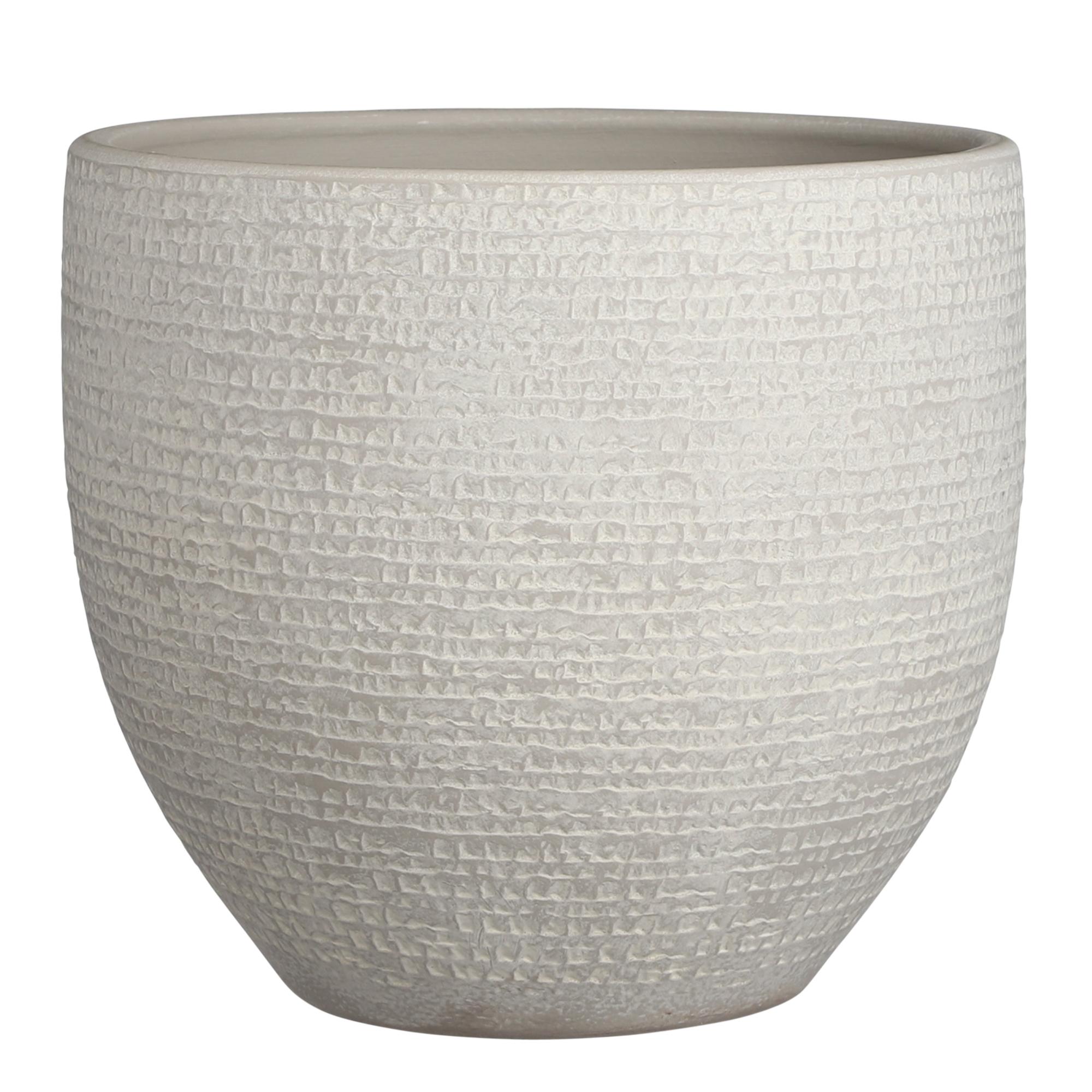 Maceta red carrie de terracota gris 26cm de la marca MICA DECORATIONS