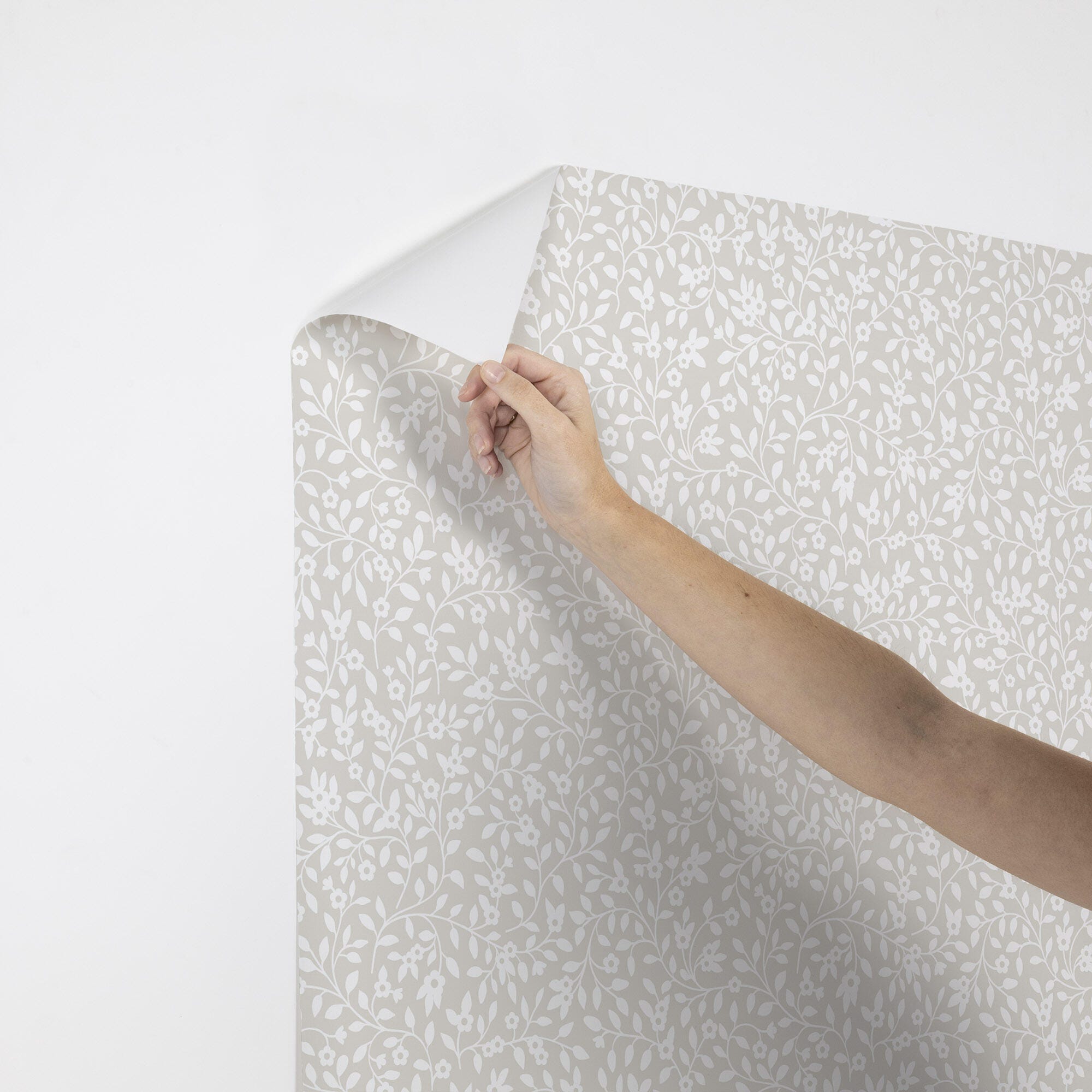Papel pintado autoadhesivo textura beige 65x260cm