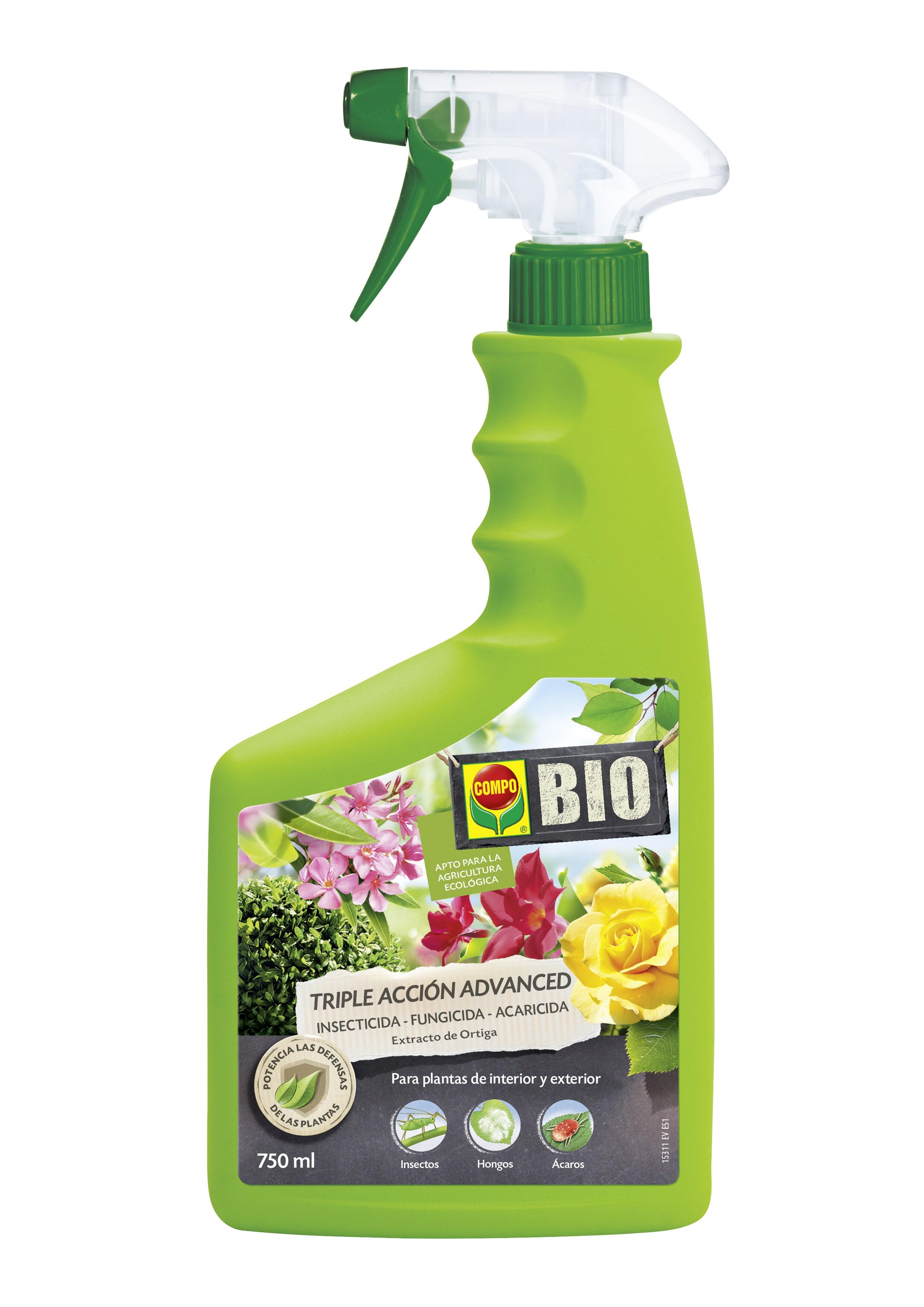 Insecticida compo bio triple acción 750 ml interior/exterior