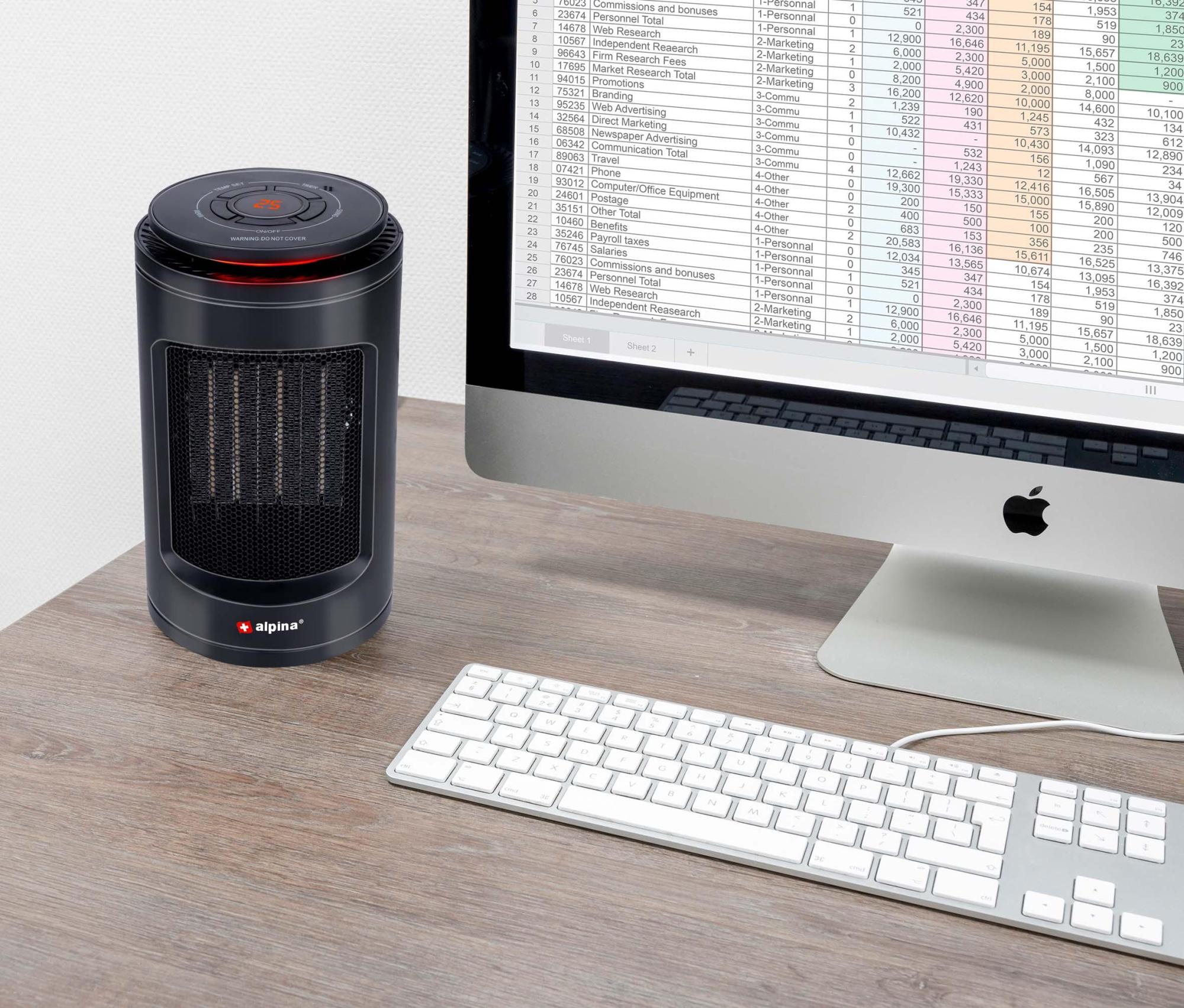 Calefactor eléctrico Heater 1200 W Leroy Merlin