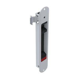 Kit tirador puerta corredera de armario Serie Ares gris plata 250cm