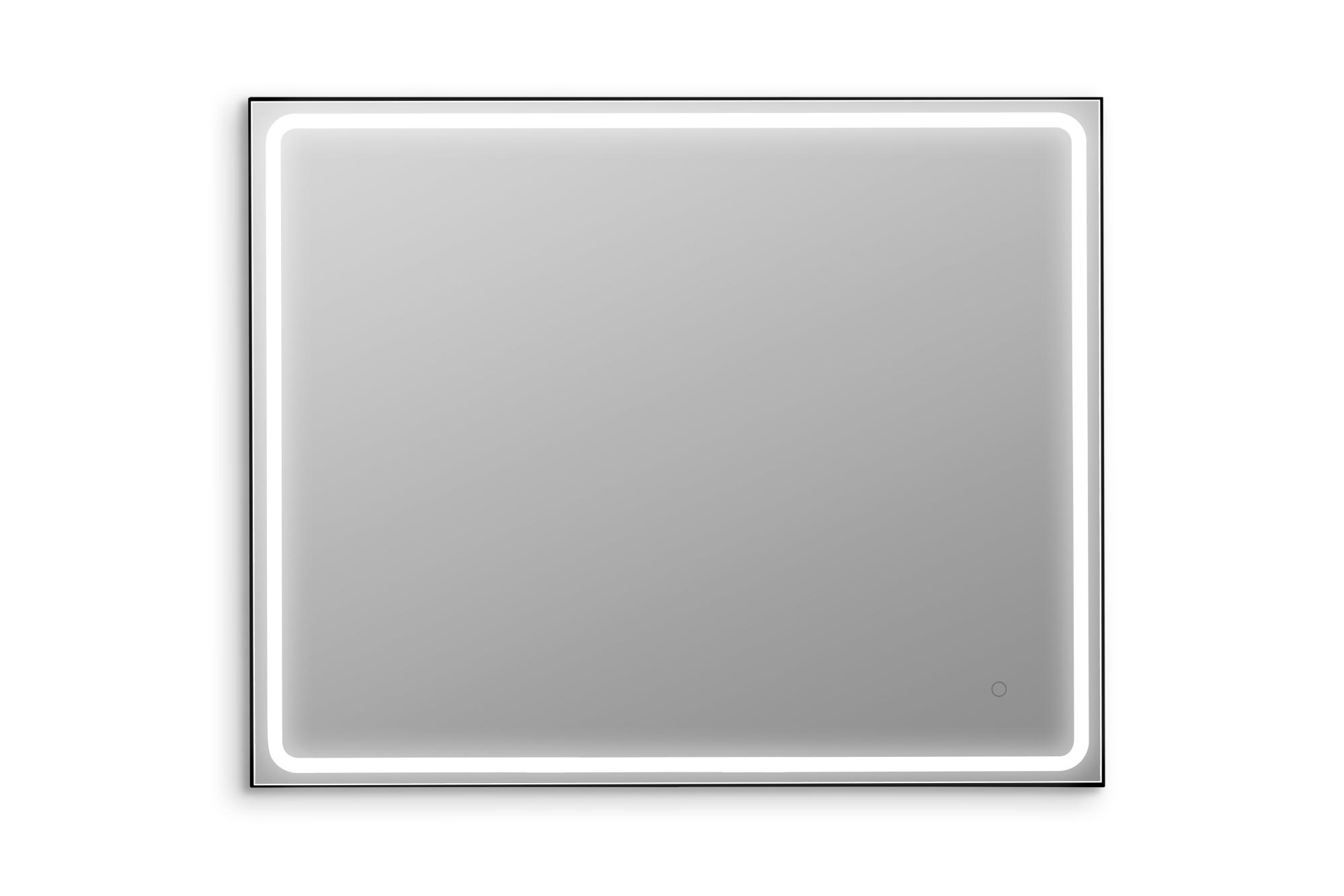 Espejo de baño con luz led mia black 80x120 cm de la marca FOCCO Espejo de baño con luz led mia black 80x120 cm de la marca FOCCO