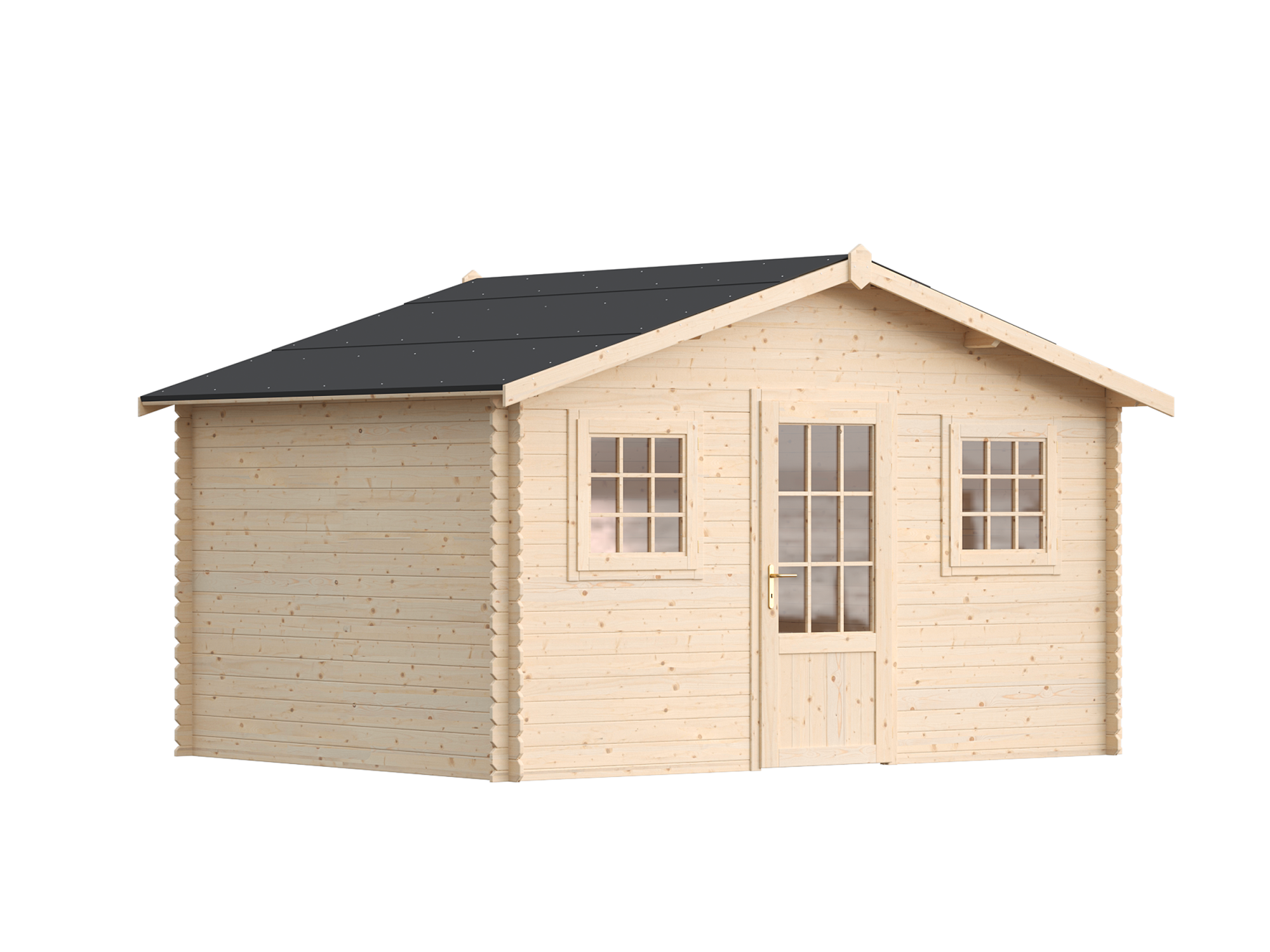 Caseta de madera dolomiti de 430 x 239 x 326 cm y 14 m²