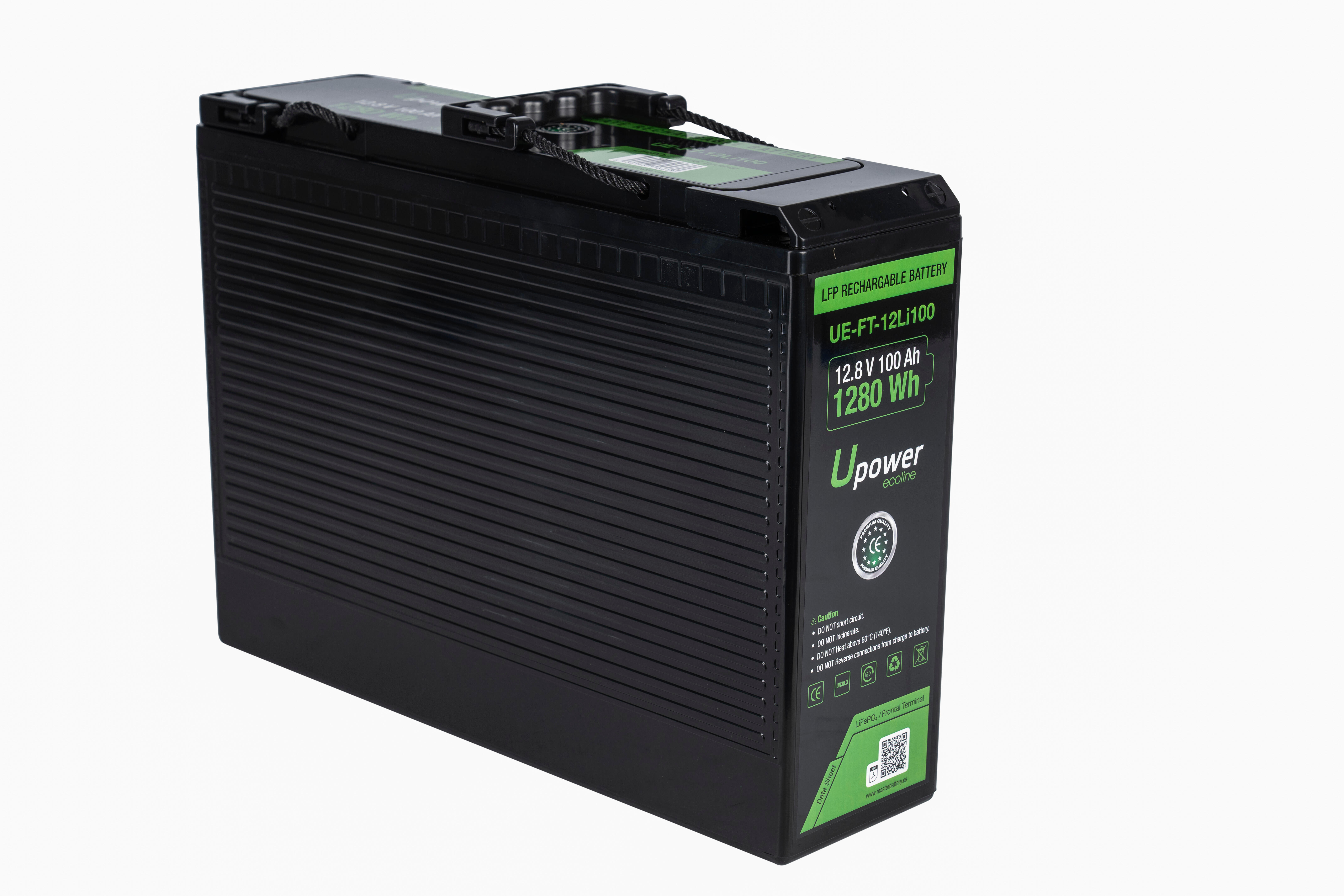 Batería para energía solar upower de 100ah y 12v