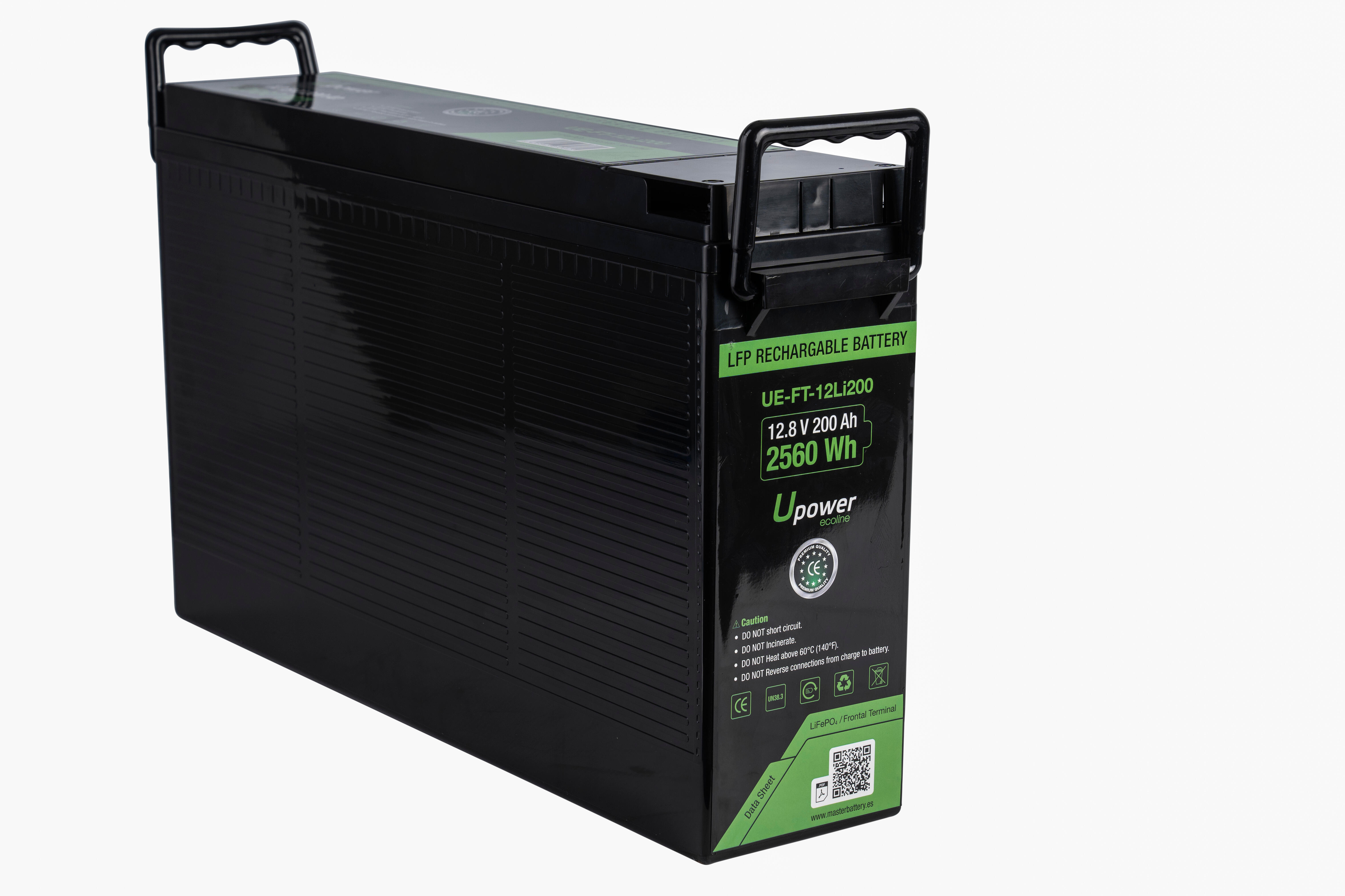 Batería para energía solar upower de 200ah y 12v