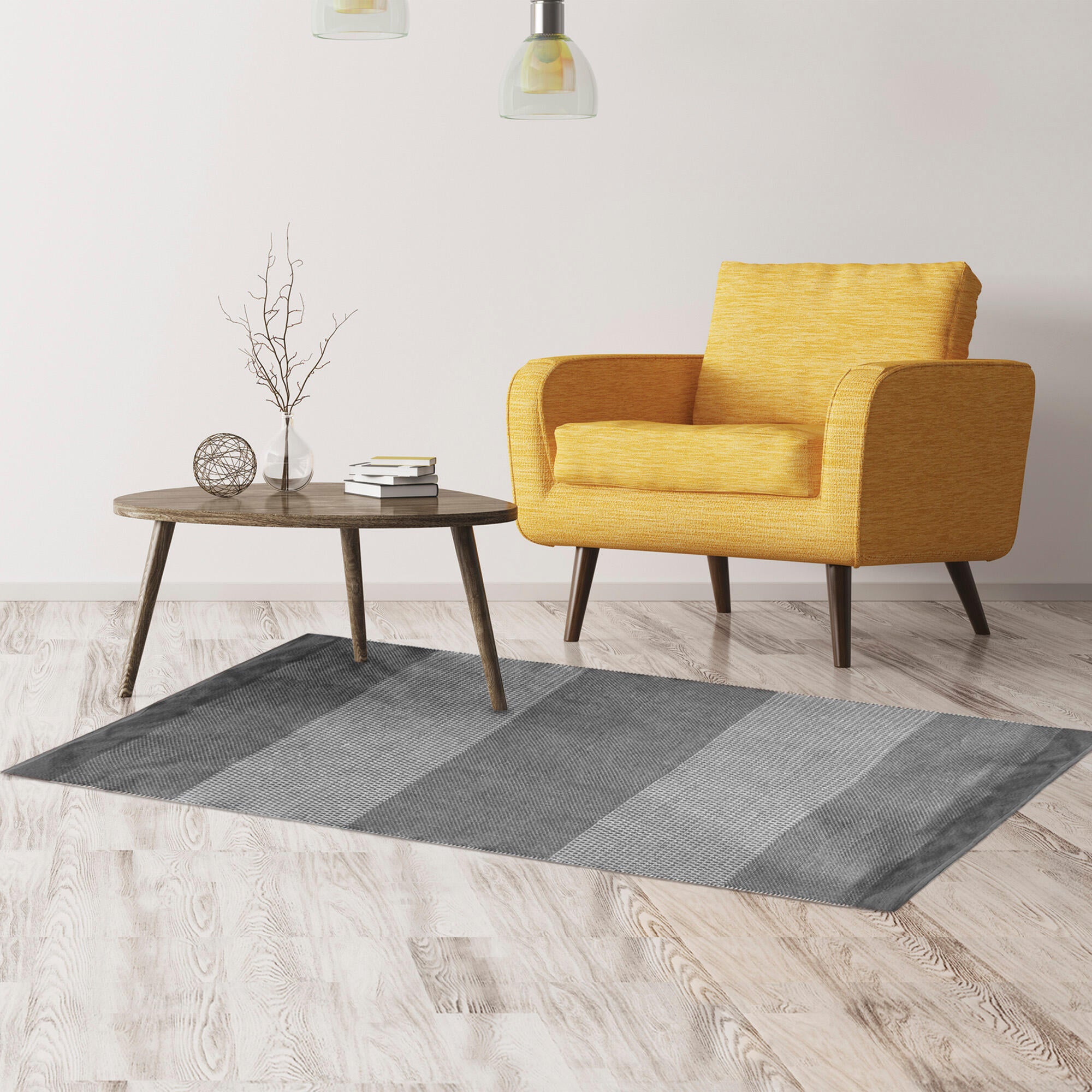 Alfombra tapis gris
