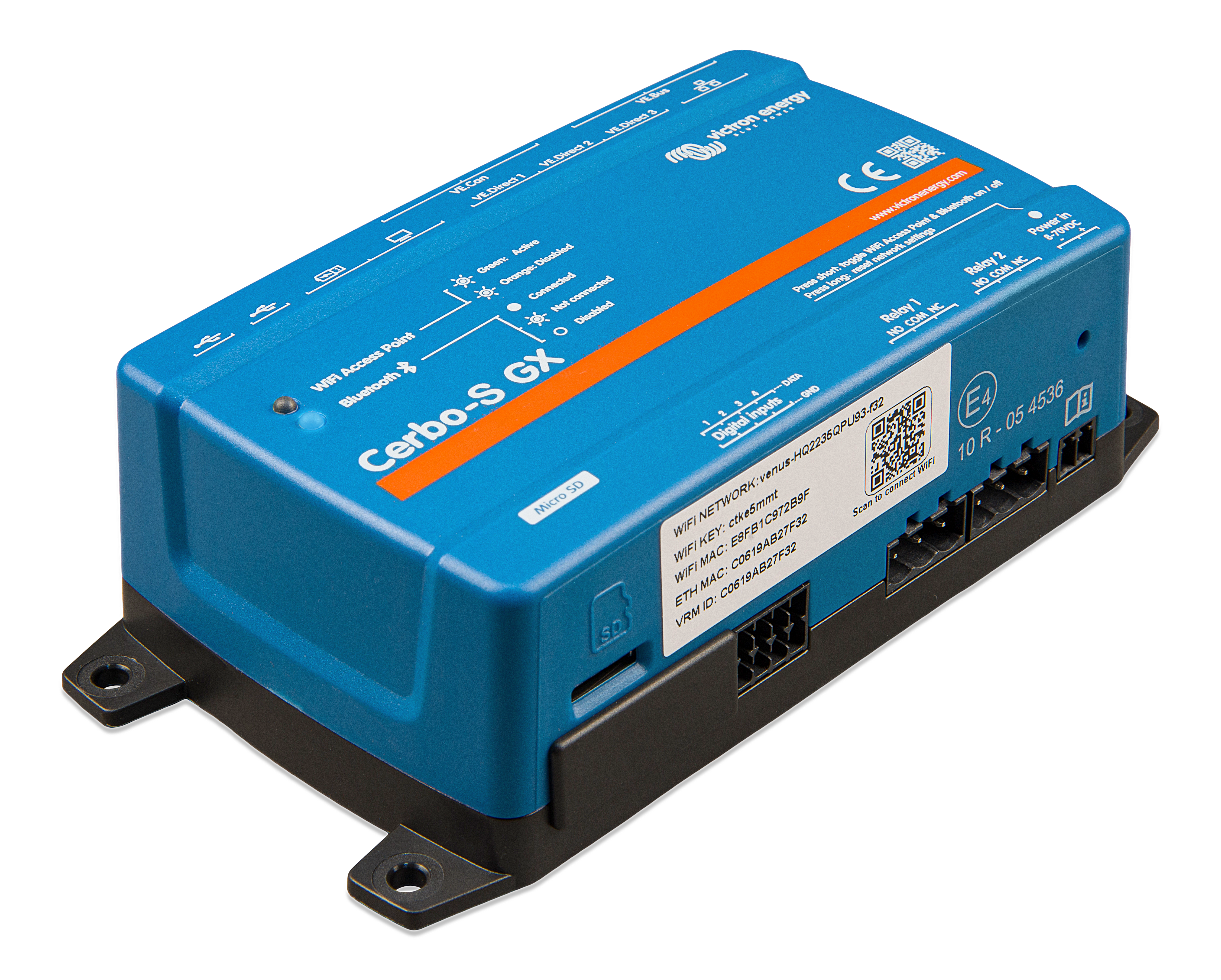 Dispositivo de monitorización cerbo-s gx para sistemas victron