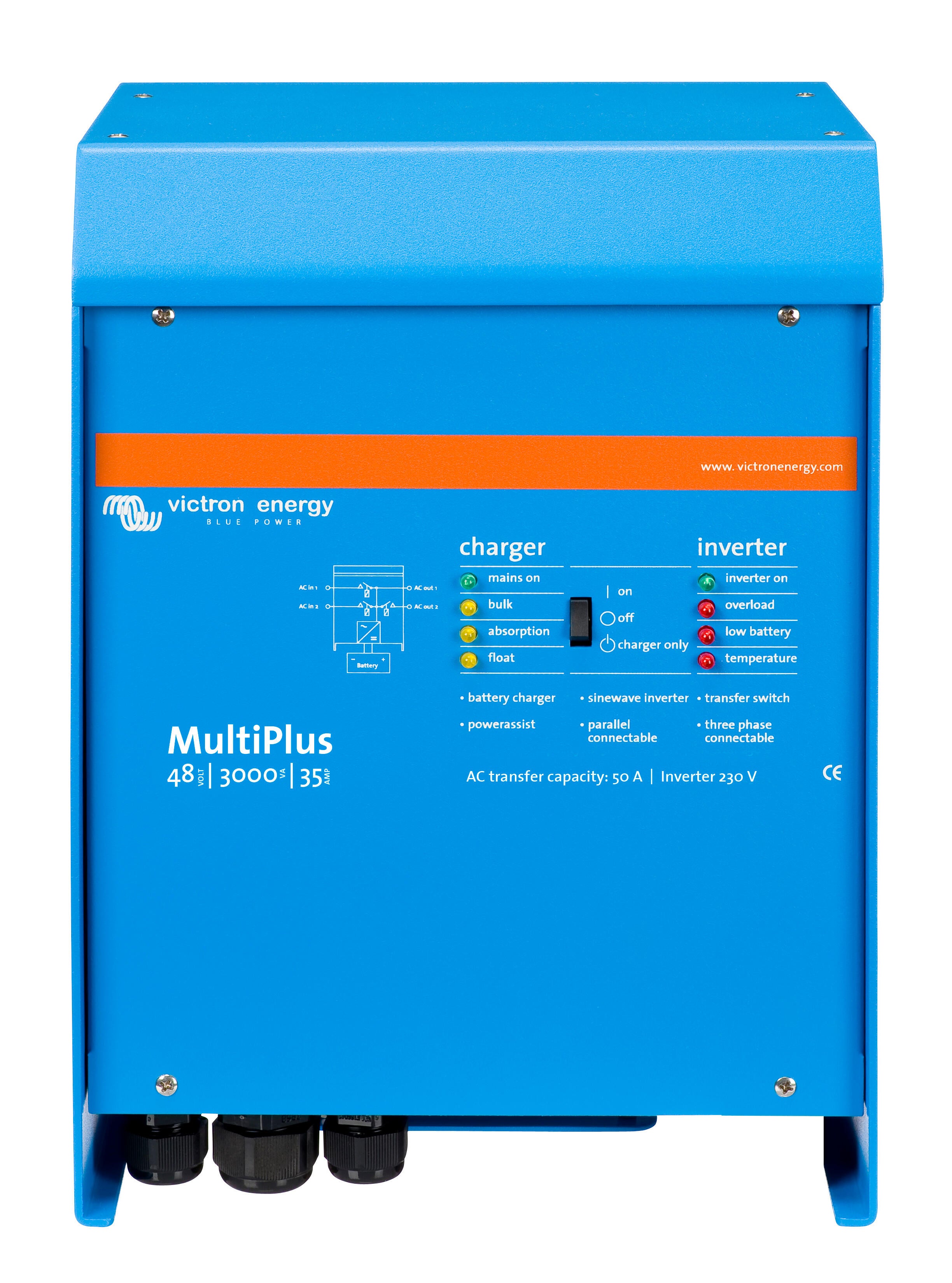 Inversor victron multiplus 48v 3000va 35+50a