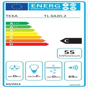 Teka TL 6420 - Campana 60 cm Extensible, Campana 3 Velocidades, Campana  Doble Turbina, Campana Inox, Color Blanco : : Grandes  electrodomésticos