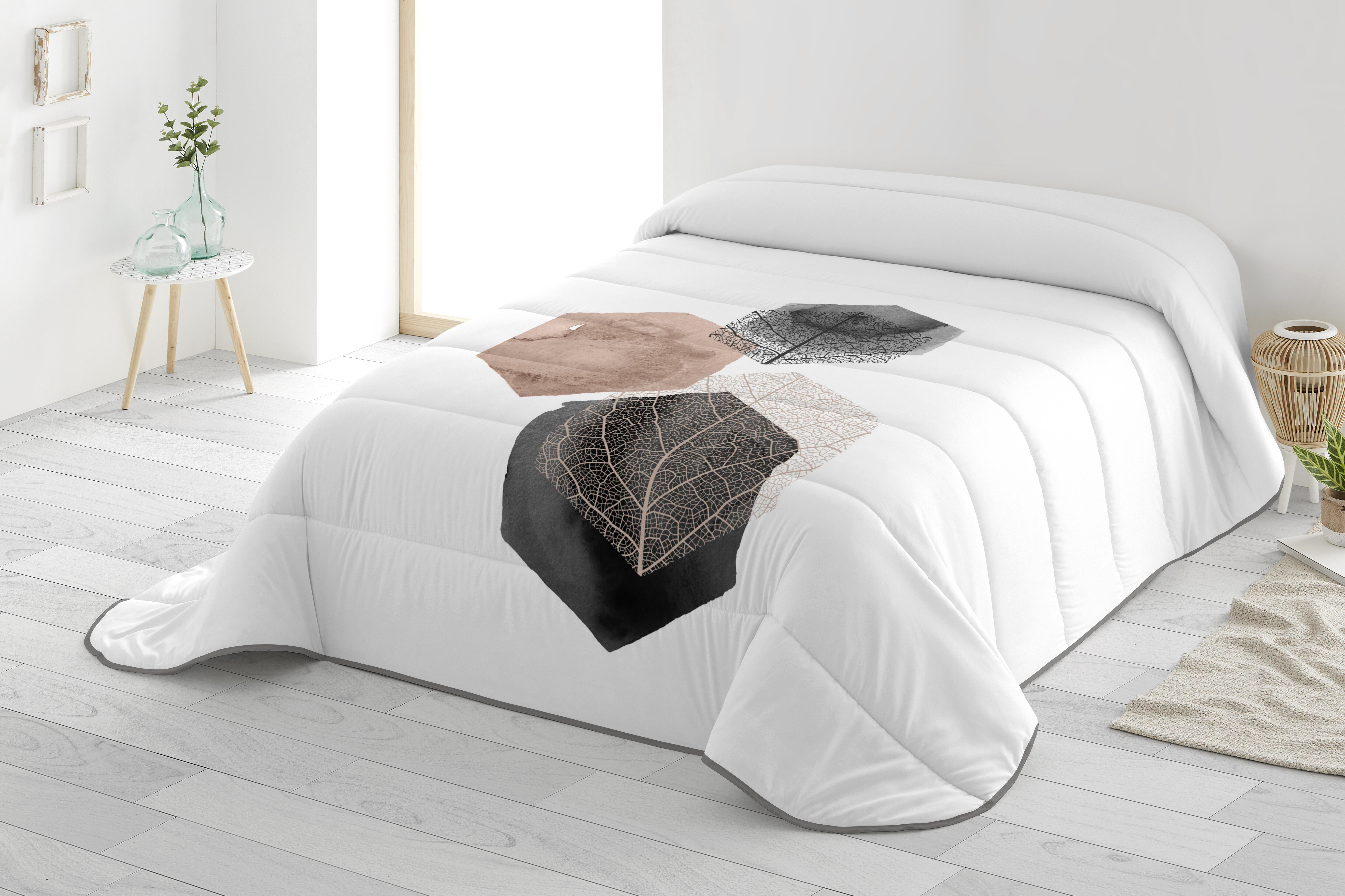 Edredón nórdico estampado nori para cama de 150 cm