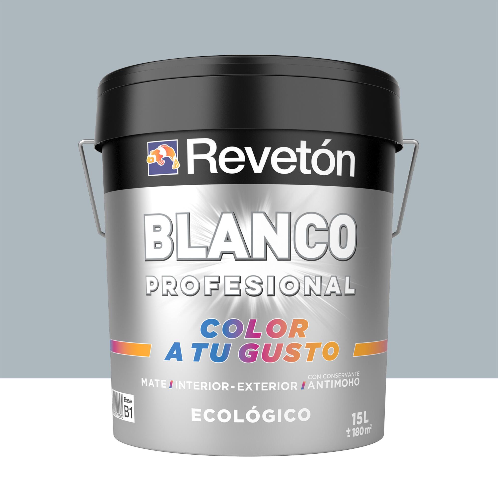 Pintura interior revetón color a tu gusto neutro azulado intenso oscuro mate 15l