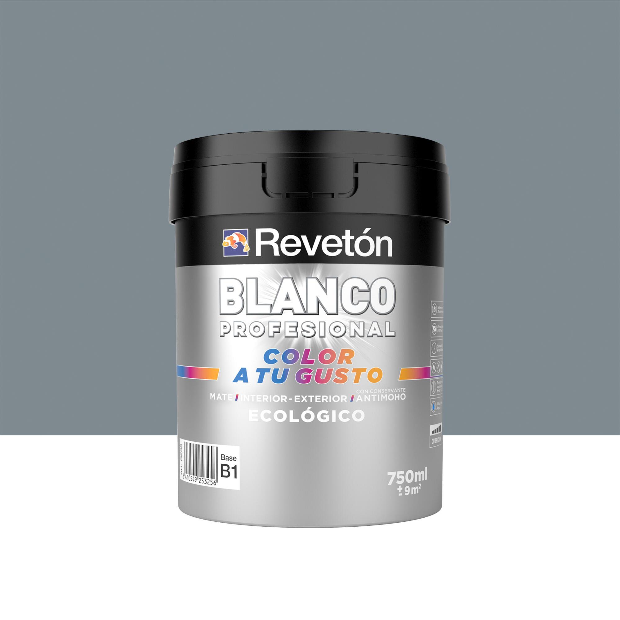 Pintura interior revetón color a tu gusto neutro azulado muy intenso mate 0.75l