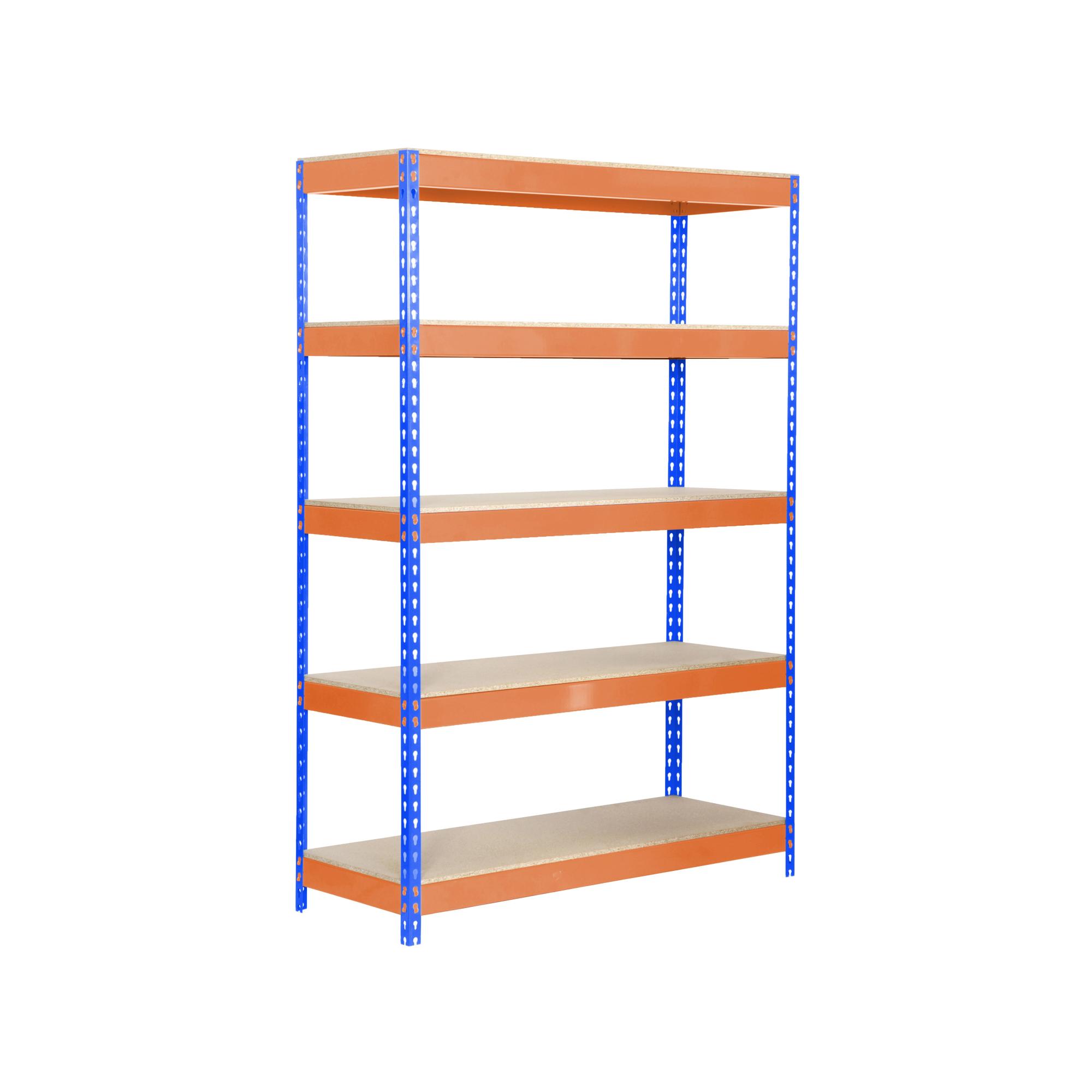 Estantería metálica 200x120x45 cm 5 estantes 300kg/balda