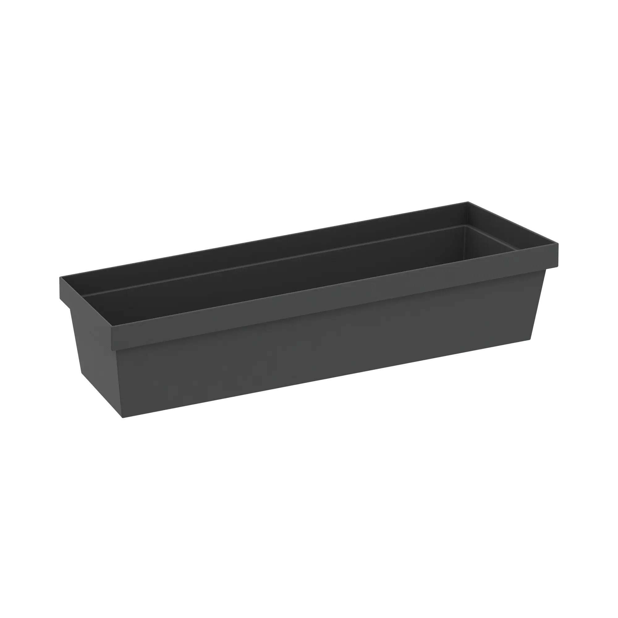 Porta utensilios de cocina delinia id plástico negro de 300 x 100 mm