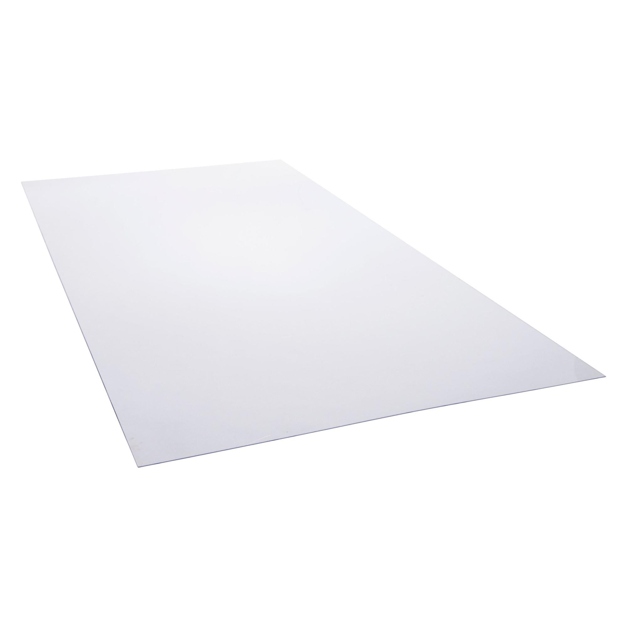 Plaque Plexi Transparent taille personnalisée / 1 ligne