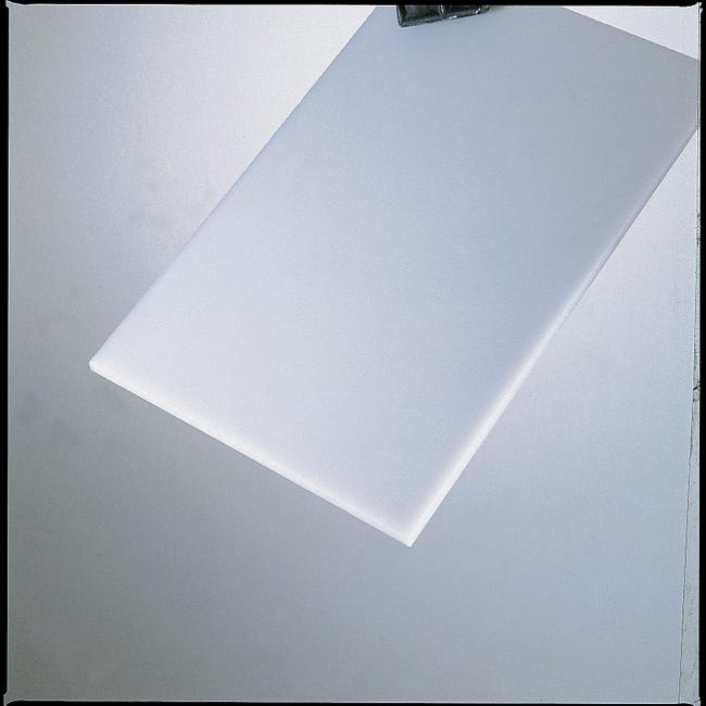 Plaque polystyrène 2.5 mm blanc lisse L.200 x 100 cm