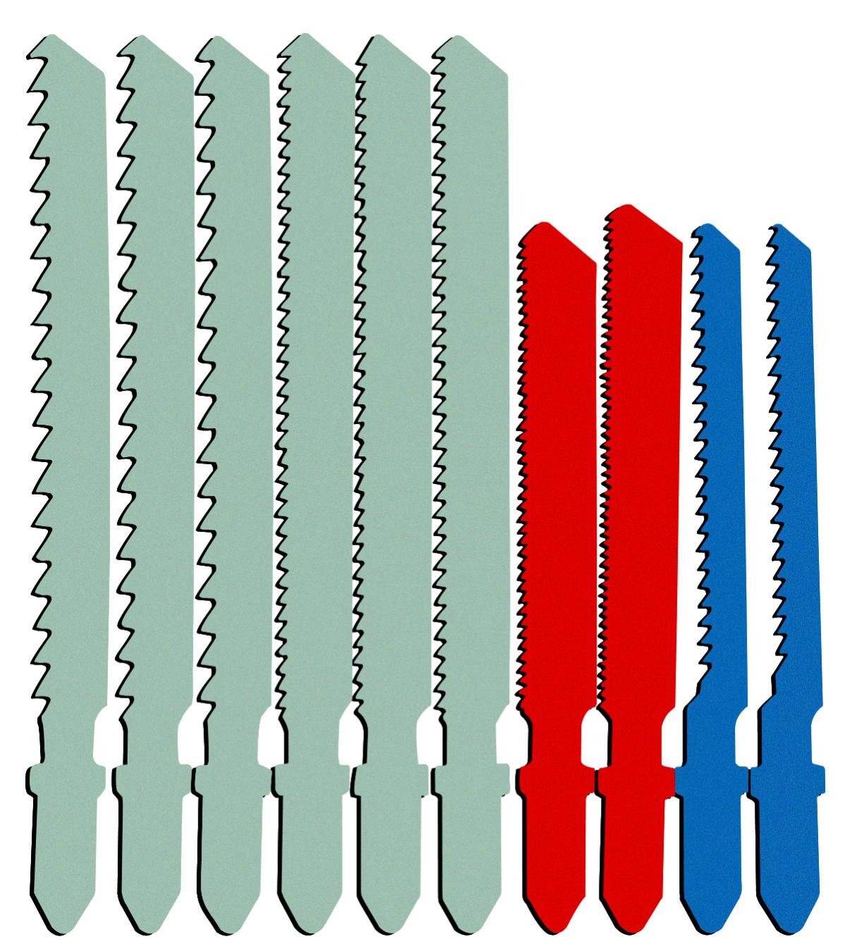 Lot de 2 lames de scie sauteuse – Chrome vanadium et HSS – Pour coupes précises dans bois dur et métal – Accroche Peugeot – Scid