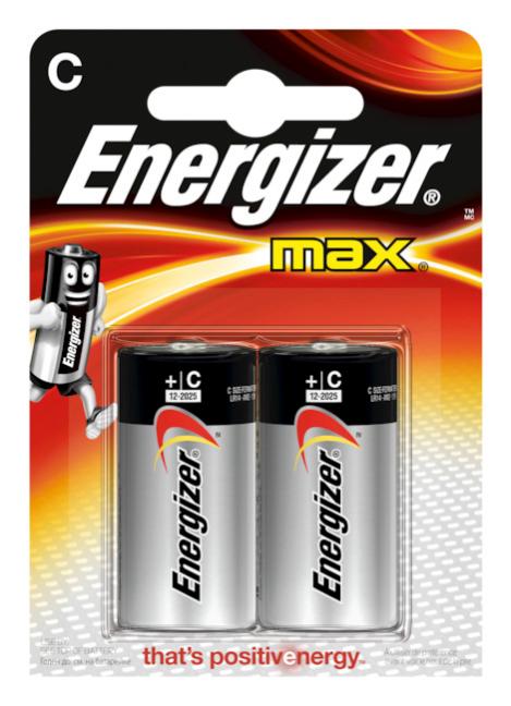 Lot De 2 Piles Alcaline Lr14 C 1 5 V 2500 Mah Energizer Leroy Merlin