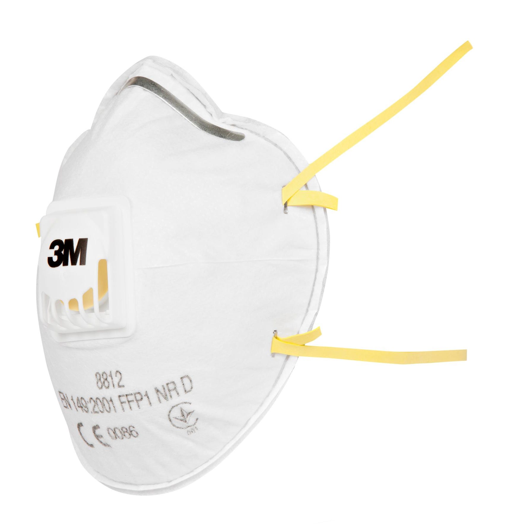 Masque anti-poussières FFP1 avec valve - 8812 - 3M