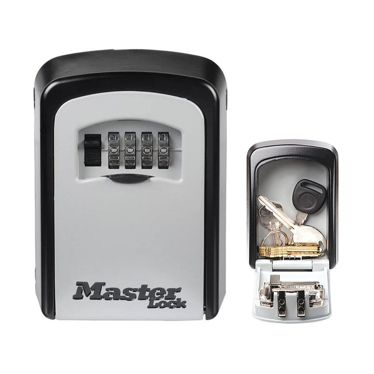 Minicoffre MASTER LOCK Select access à fixer, H.12 x l.8.3 x P.3.4 cm