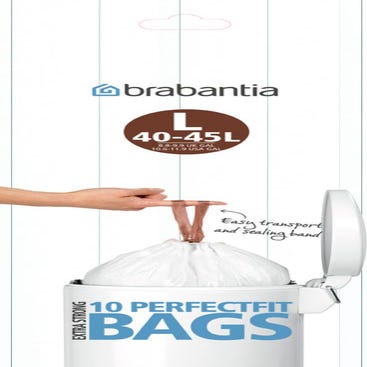Lot de 40 sacs poubelle Brabantia - 30L blanc - PERFECTFI