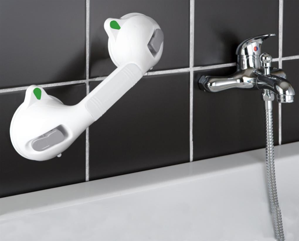 Étagère De Douche Design ventouse 30cm Blanc - Accessoire salle de bain  BUT