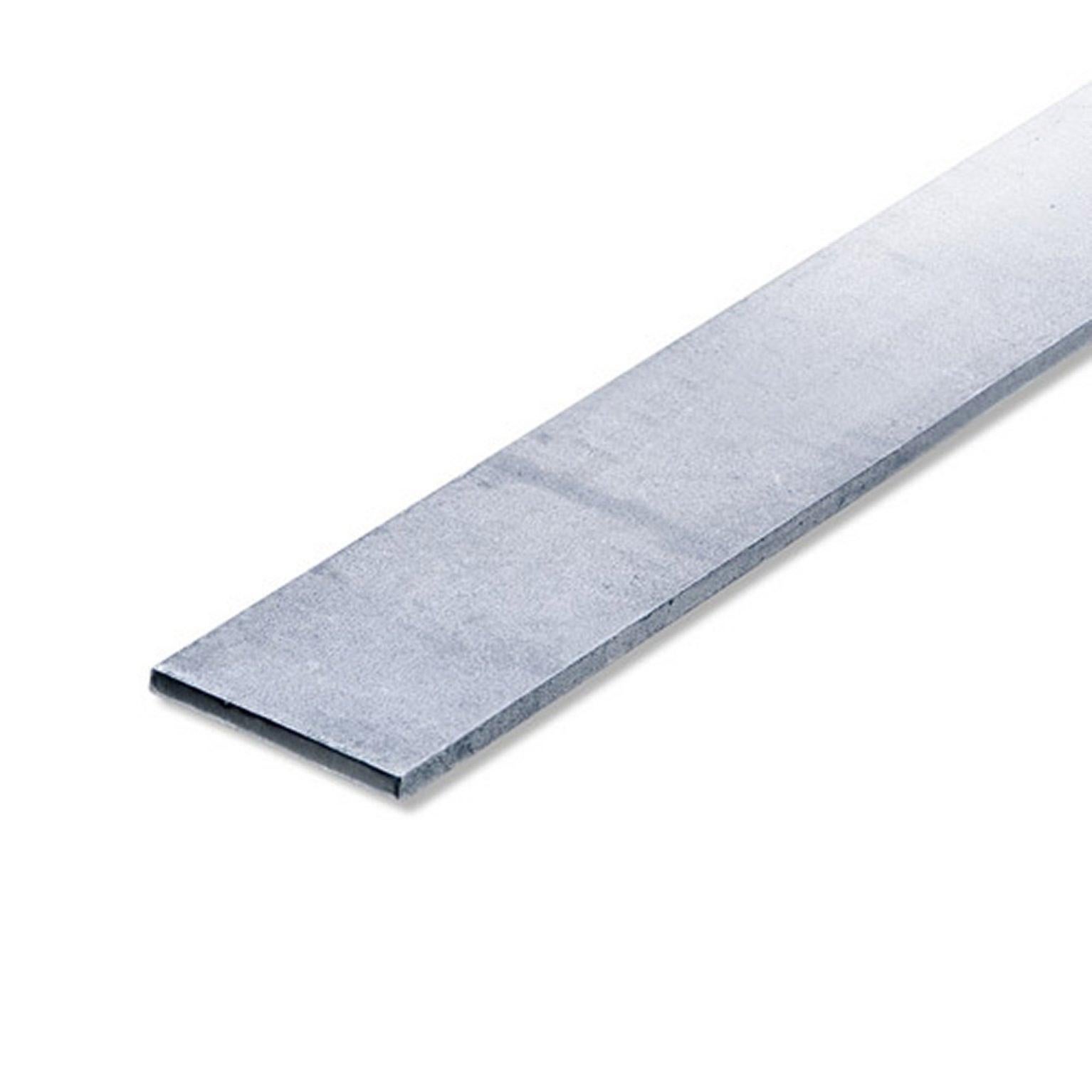 Acier Plat Inoxydable V2A Brut Non Poncé - Disponible Jusqu'à 145 Cm De Long, épaisseur 2 Mm, Pour Garde-corps Ou Bricolage