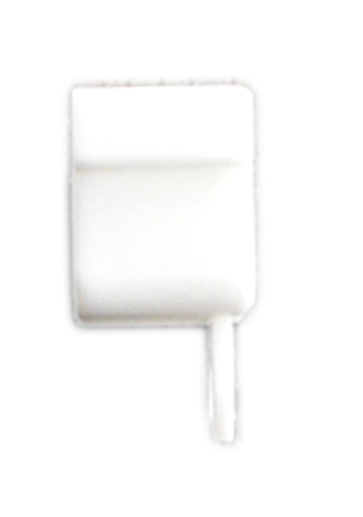 Lot De 2 Embouts Boules Plastique 12 Cm Pour Tige Ronde 8 Mm - Blanc Mat - Finition Lisse Et Durable Loisirs Créatifs